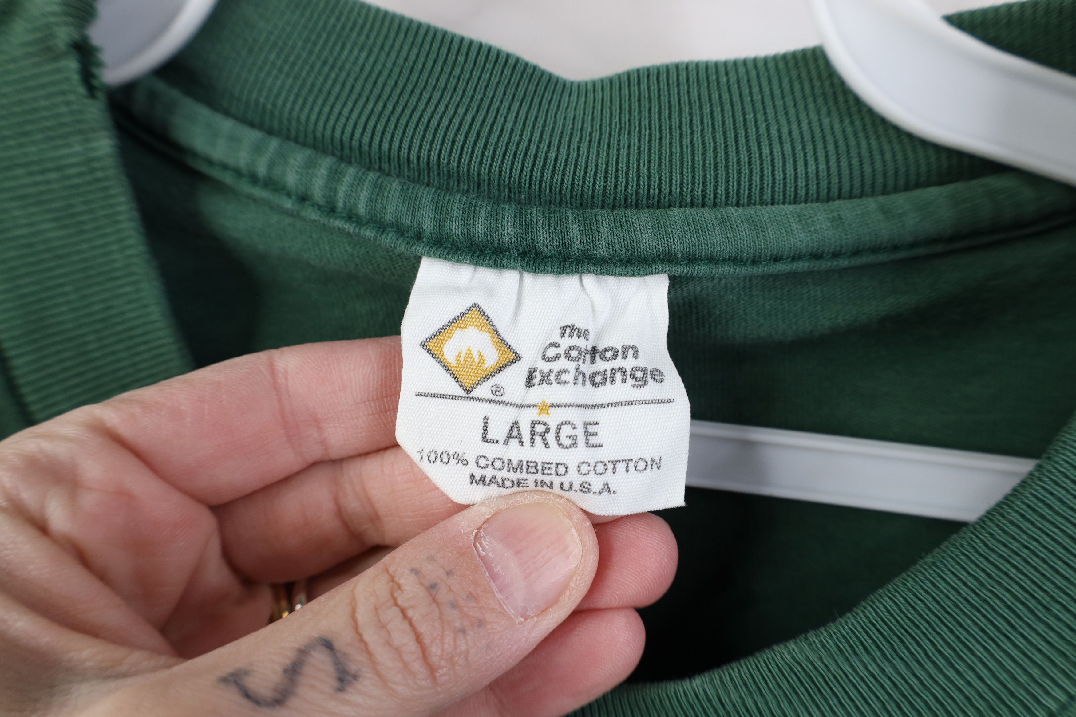 Vintage Vintage 90s Michigan State University Long Sleeve T-Shirt Size US L / EU 52-54 / 3 - 7 Thumbnail
