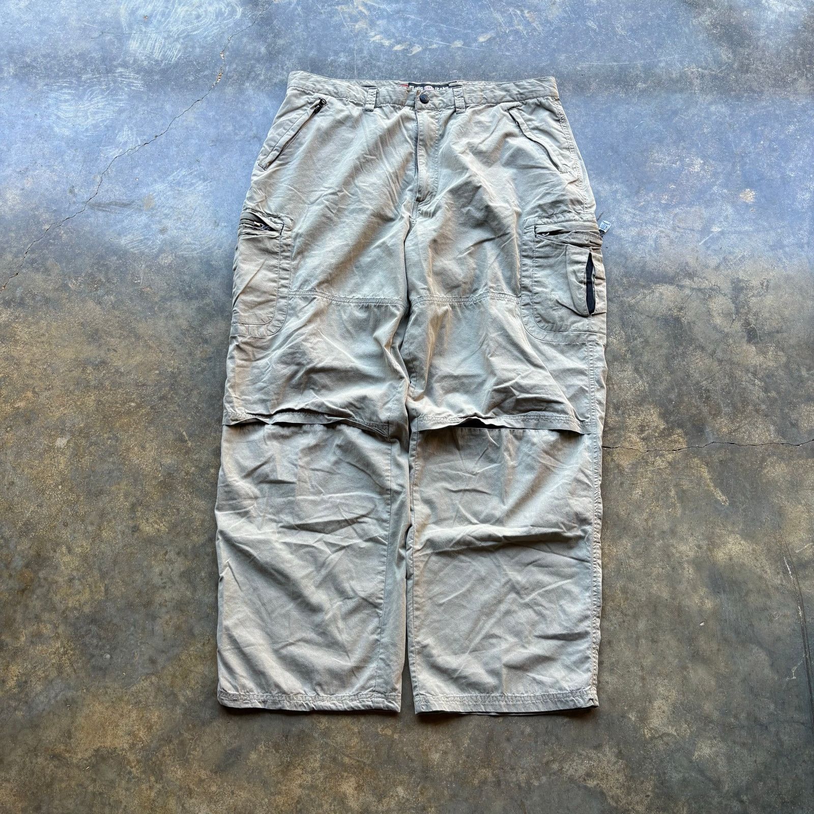 Vintage Vintage Baggy Plugg Jeans Parachute Style Pants Size US 38 / EU 54 - 3 Thumbnail