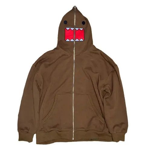 Japanese Brand Nozomi x Mirei Cartoon Printed Full Zip Up Hoodie Size US XL / EU 56 / 4 - 1 Thumbnail