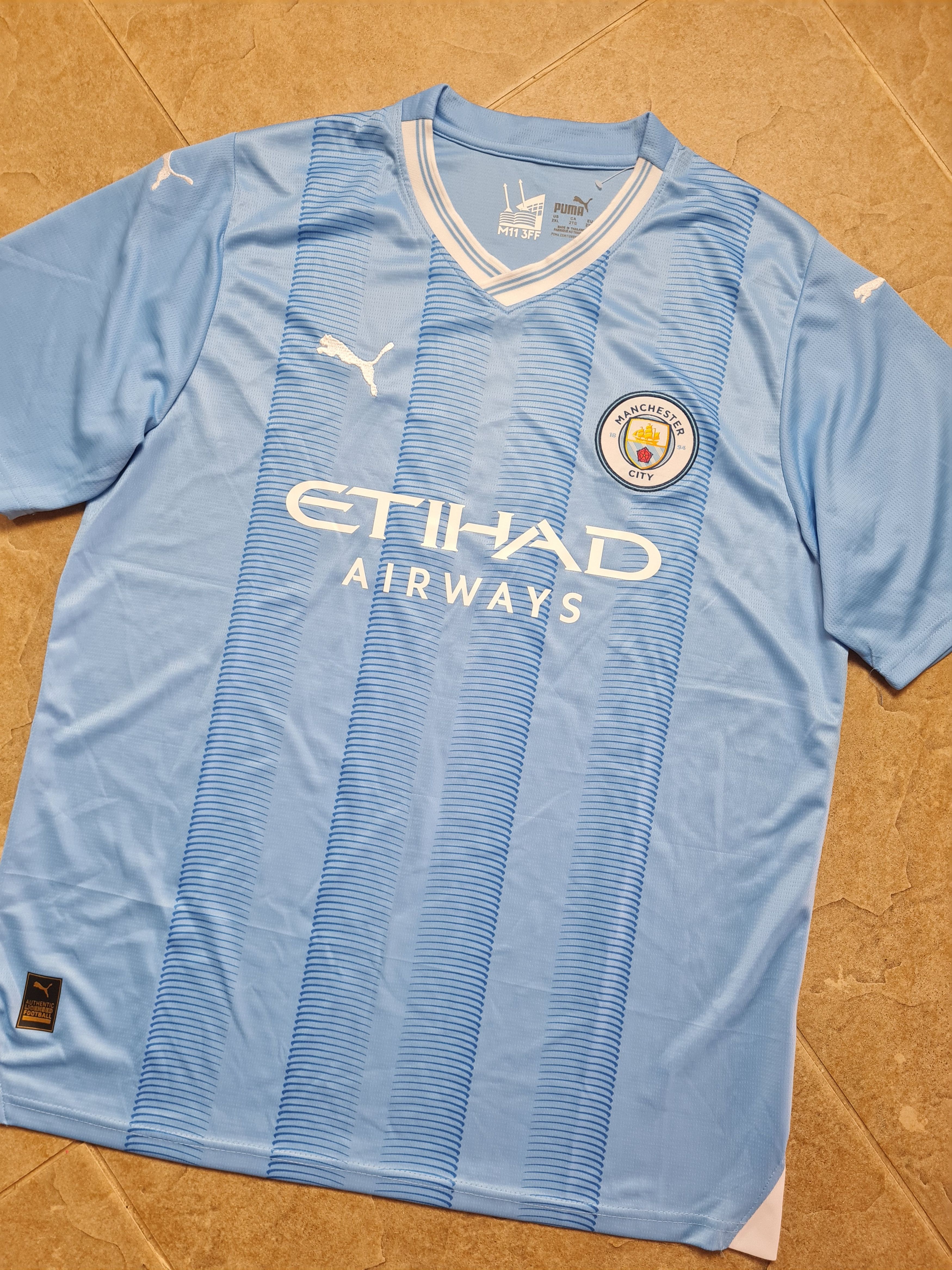 Other Manchester City Home 2023 - 2024 Soccer football Jersey Size US XXL / EU 58 / 5 - 18 Thumbnail