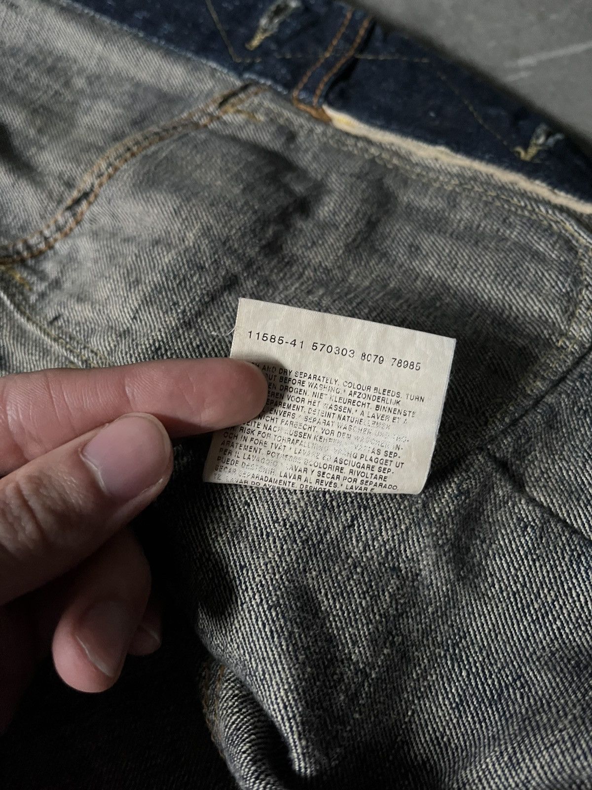 Lee Lee 100 J denim jacket navy very rare 70s Size US L / EU 52-54 / 3 - 17 Thumbnail
