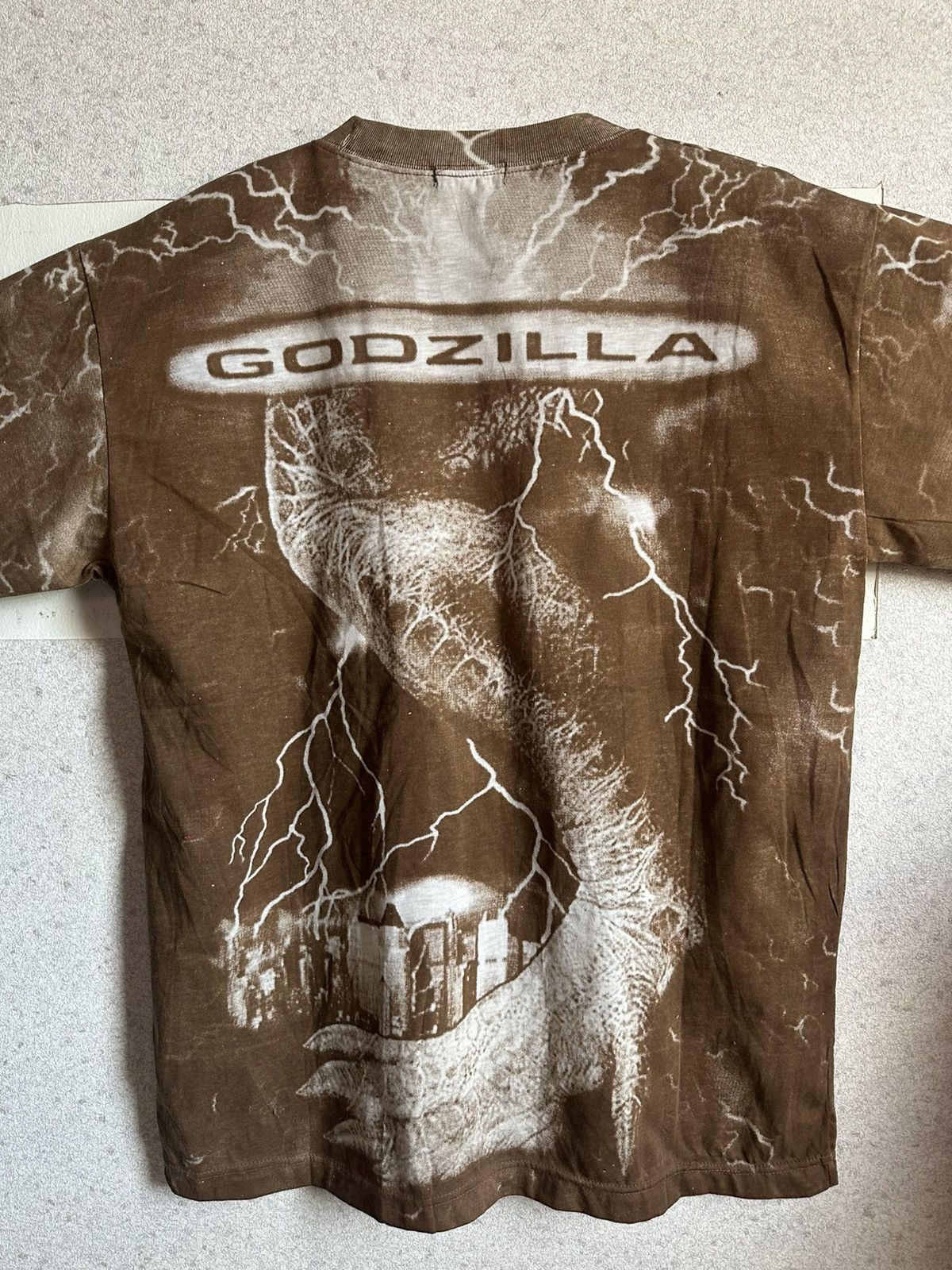 Vintage Vintage 90s Godzilla The Movie promo BPT01 Size US L / EU 52-54 / 3 - 5 Thumbnail