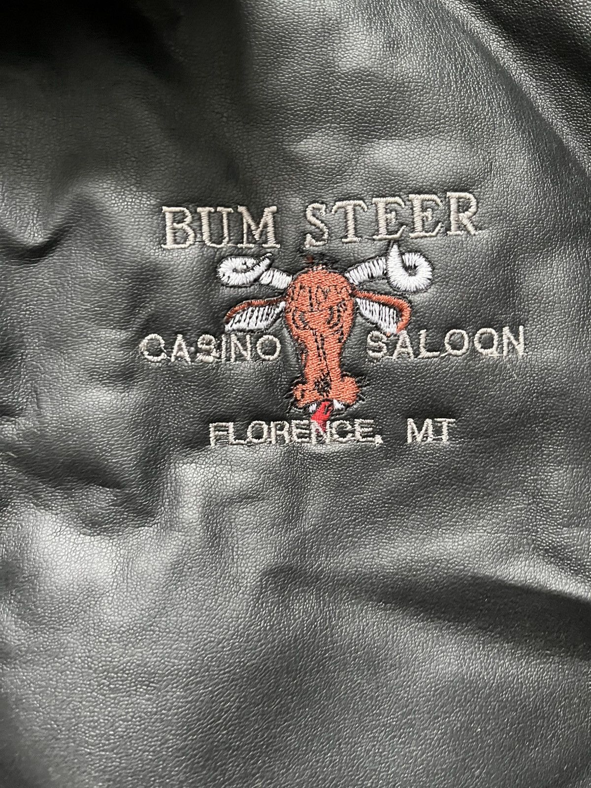 Vintage Vintage Bum Steer Leather Jacket Size US L / EU 52-54 / 3 - 8 Thumbnail