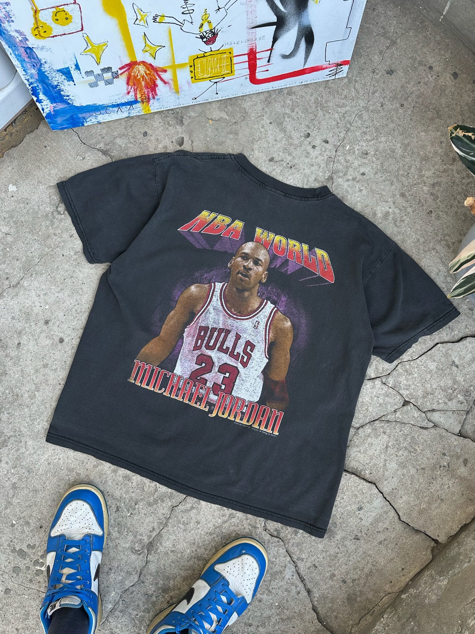 Rap Tees Michael Jordan T-Shirt faded Size US M / EU 48-50 / 2 - 15 Thumbnail