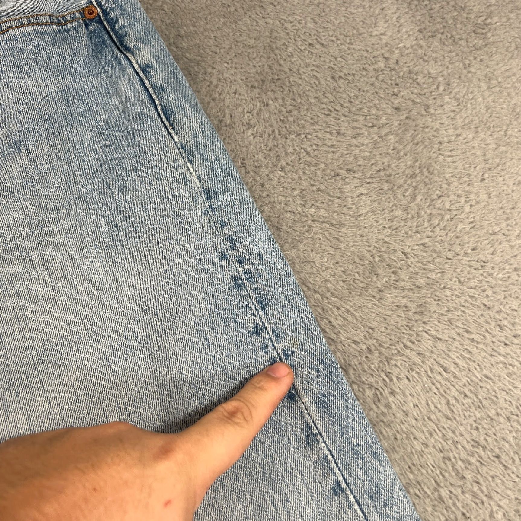 Levi's VINTAGE Levi's 501 Jeans Mens 38x30 Denim Straight Classic Classic Fit Mid Rise Blue 80s 90s Retro Size US 38 / EU 54 - 4 Thumbnail
