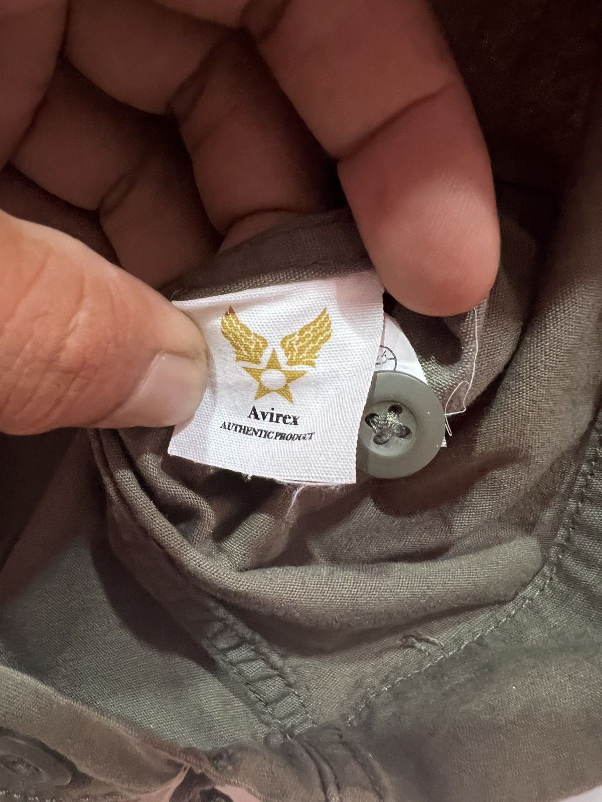 Avirex 🔥DISTRESSED🔥 AVIREX MILITARY STYLE JACKET SUNFADED Size US L / EU 52-54 / 3 - 5 Thumbnail