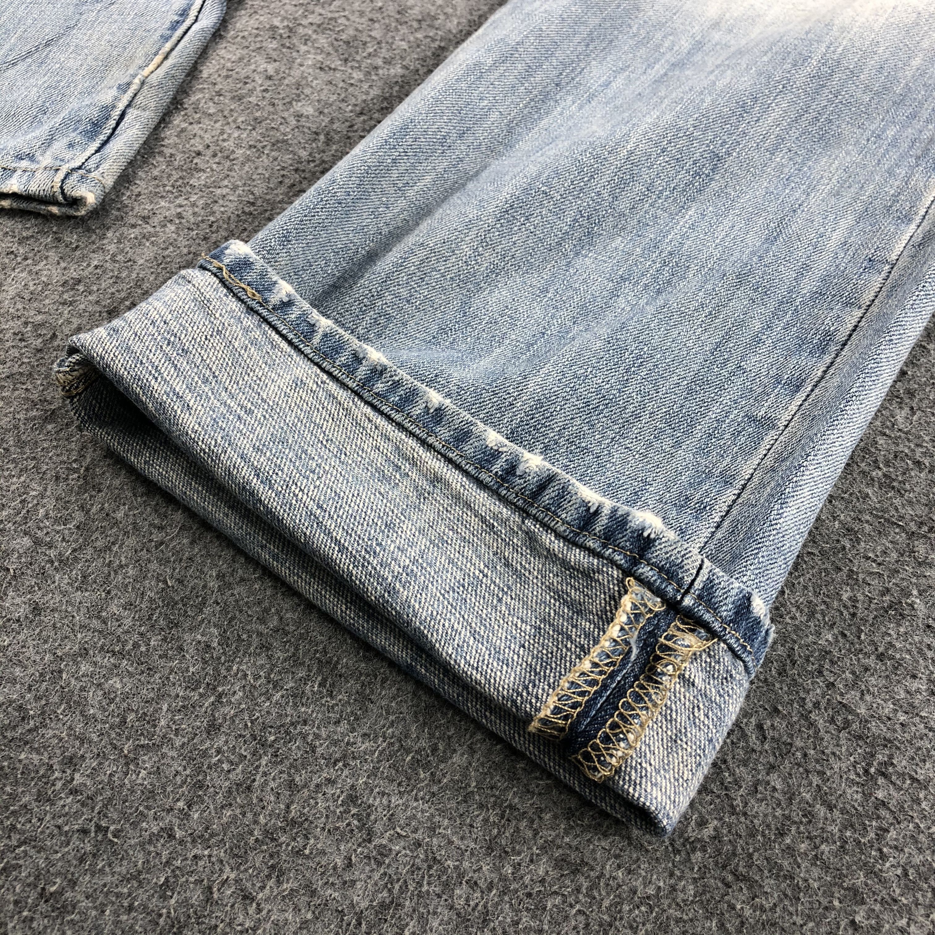 Levi's × Vintage Vintage 90s Distress Levis 501 Jeans-JM841 Size US 34 / EU 50 - 7 Thumbnail