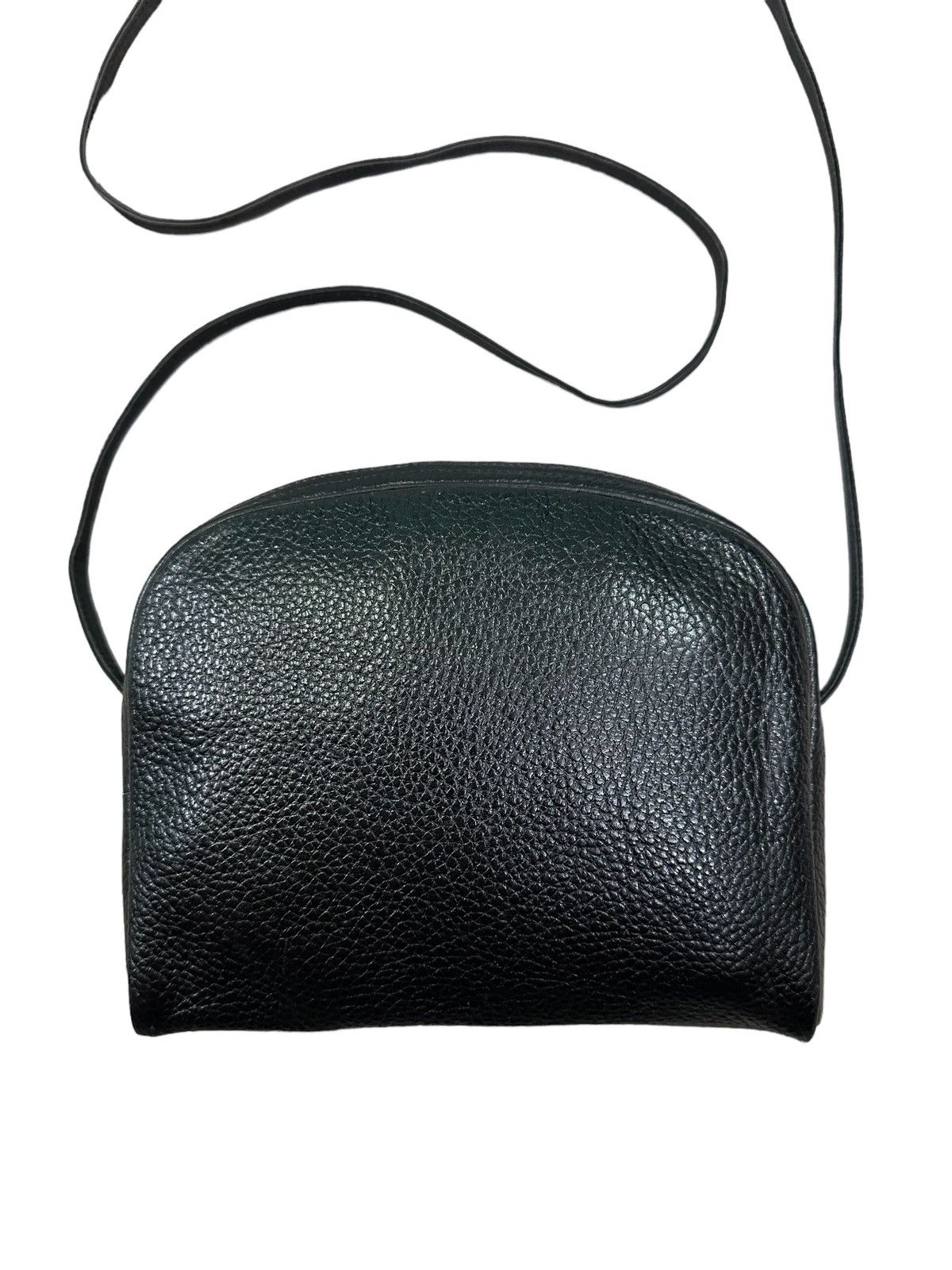 Dior AUTHENTIC VINTAGE CHRISTIAN DIOR BLACK LEATHER CROSSBODY BAG Size ONE SIZE - 5 Thumbnail