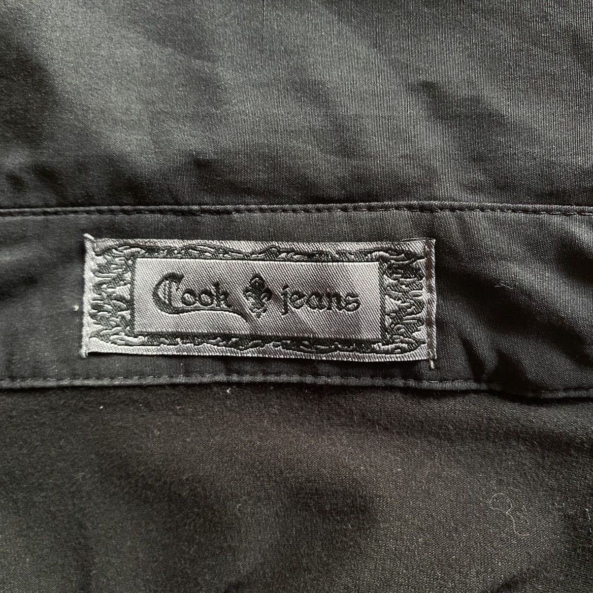 Designer × Japanese Brand Cook jeans Y2K Punk Black Ruffle Fitted Blouse Size M / US 6-8 / IT 42-44 - 5 Thumbnail