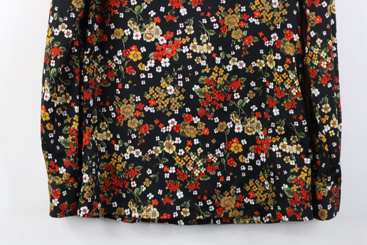 Vintage Vintage 60s 70s Mid Century Modern MCM Flower Button Shirt Size M / US 6-8 / IT 42-44 - 11 Thumbnail