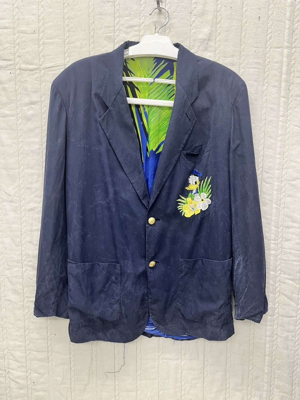 Iceberg × Vintage VTG ICEBERG 90s BLAZER JACKET DONALD DUCK Size US M / EU 48-50 / 2 - 2 Thumbnail