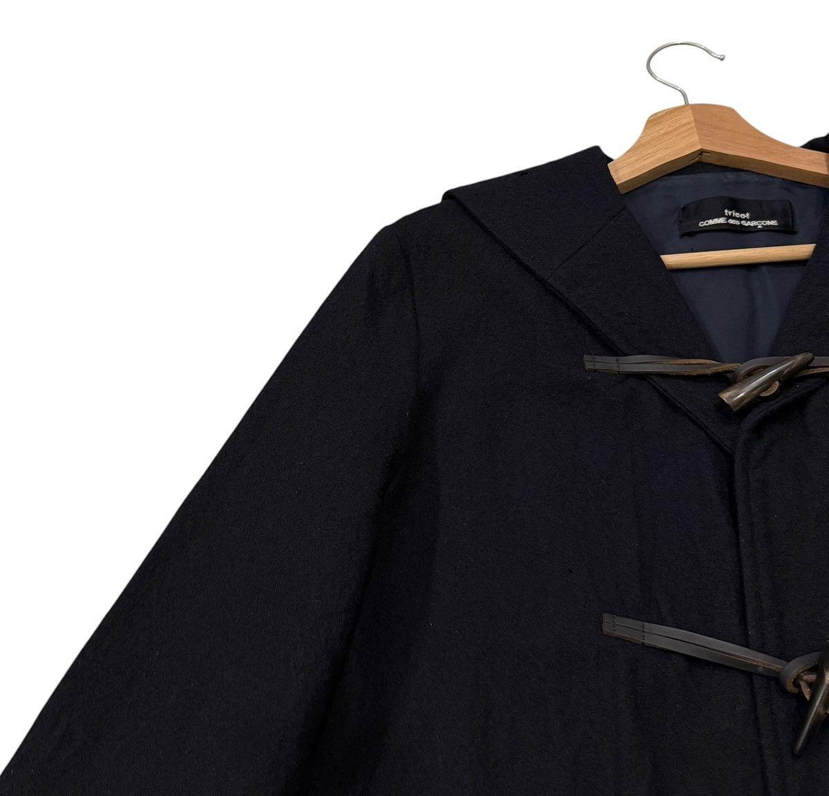 Comme des Garcons AD1992 Tricot Comme Des Garcons Wool Cropped Duffle Jacket Size US M / EU 48-50 / 2 - 6 Thumbnail