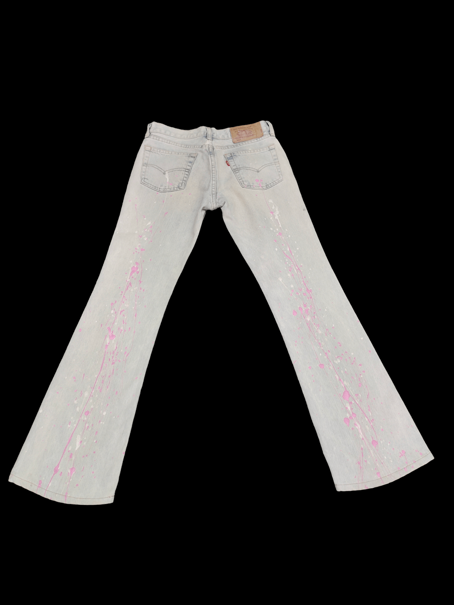 Hysteric Glamour Flare Jeans Levis Painted Low Rise Denim Jeans Boot Cut Size US 28 / EU 44 - 11 Thumbnail