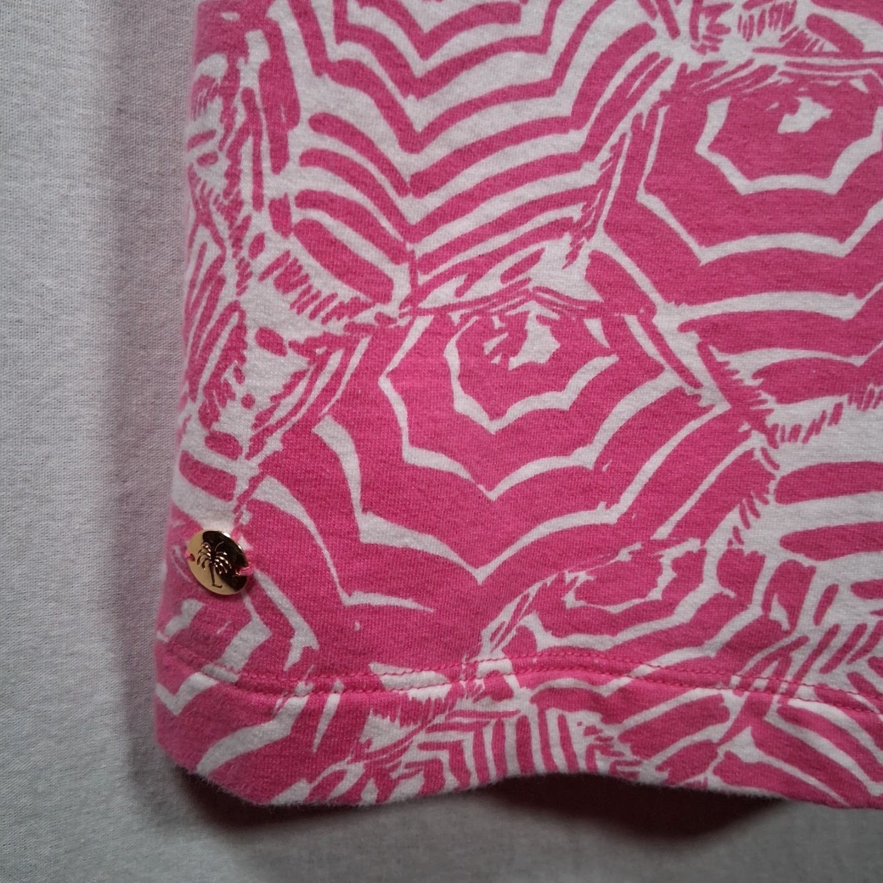 Lilly Pulitzer Lilly Pulitzer Dress Small Pink Oh Cabana Beach Coastal Shirt Dress Womens Size S / US 4 / IT 40 - 4 Thumbnail