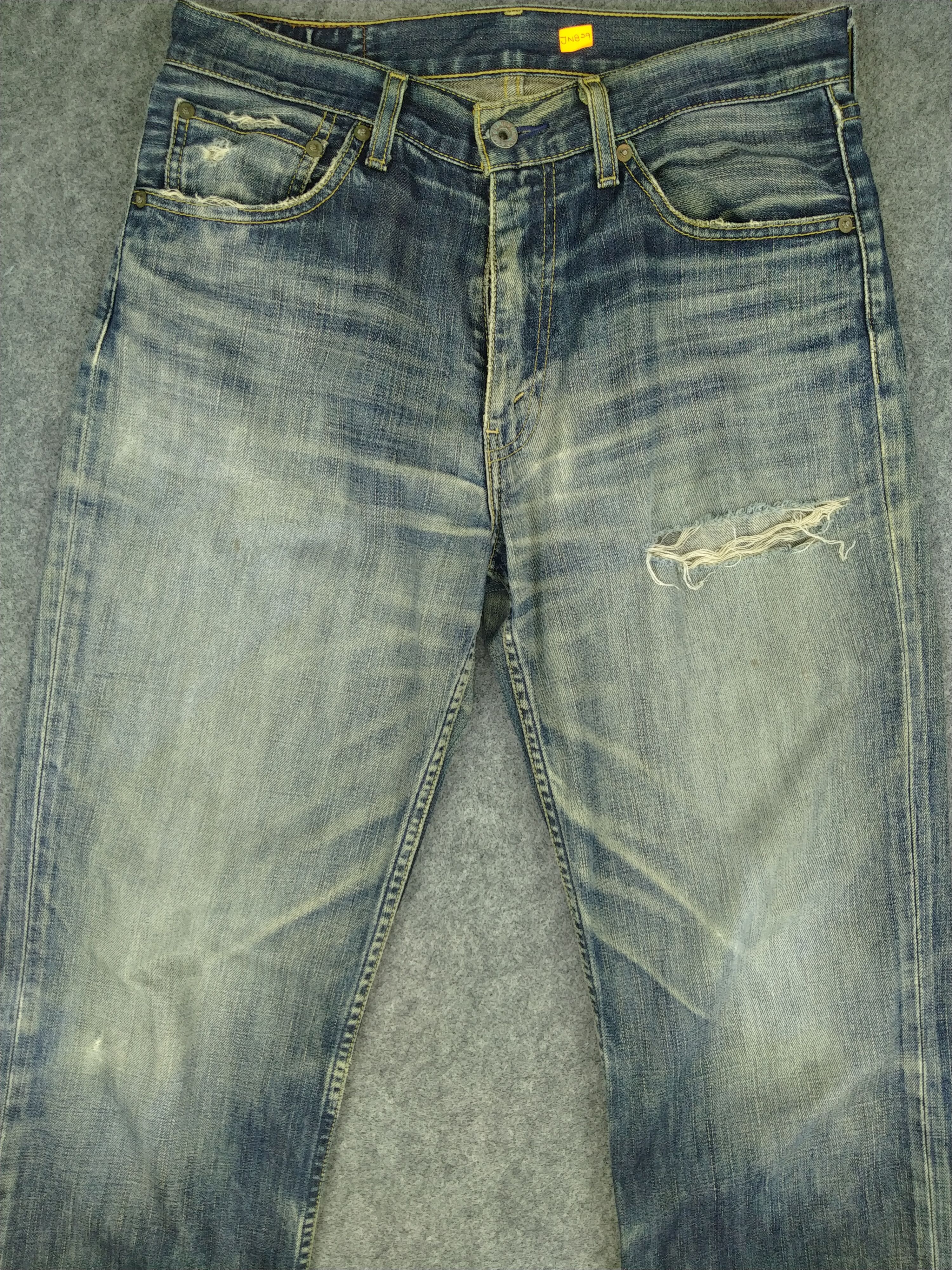 Levi's Dirty Blue Vintage Levi's 502 Distressed Denim 32x32 JN829 Size US 32 / EU 48 - 3 Thumbnail