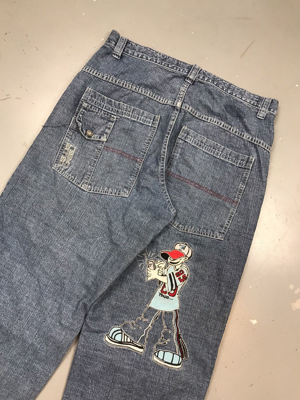 JNCO × Vintage Vintage paco crazy boy embroidered loose fit denim Size US 36 / EU 52 - 11 Thumbnail