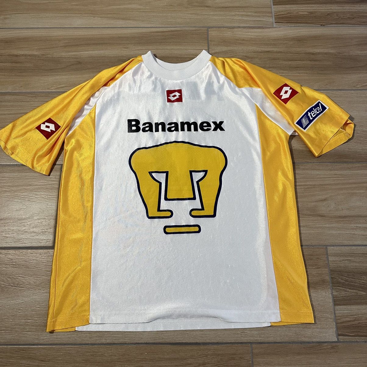 Vtg 90s Pumas UNAM Soccer Jersey Fútbol Lotto Liga MX XL