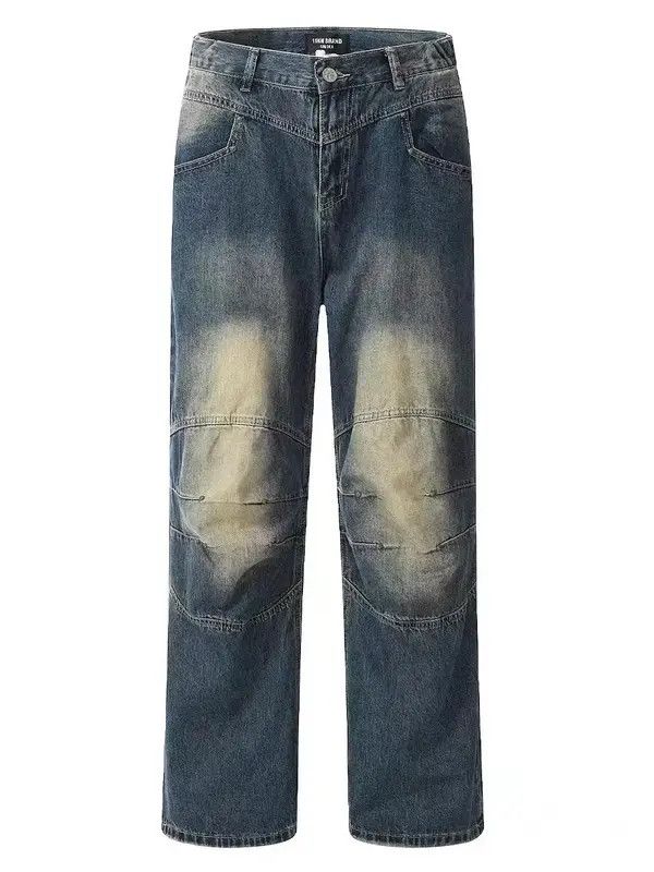 VIBE Vintage washed and frayed street hip hop Y2K jeans Size US 33 - 4 Thumbnail
