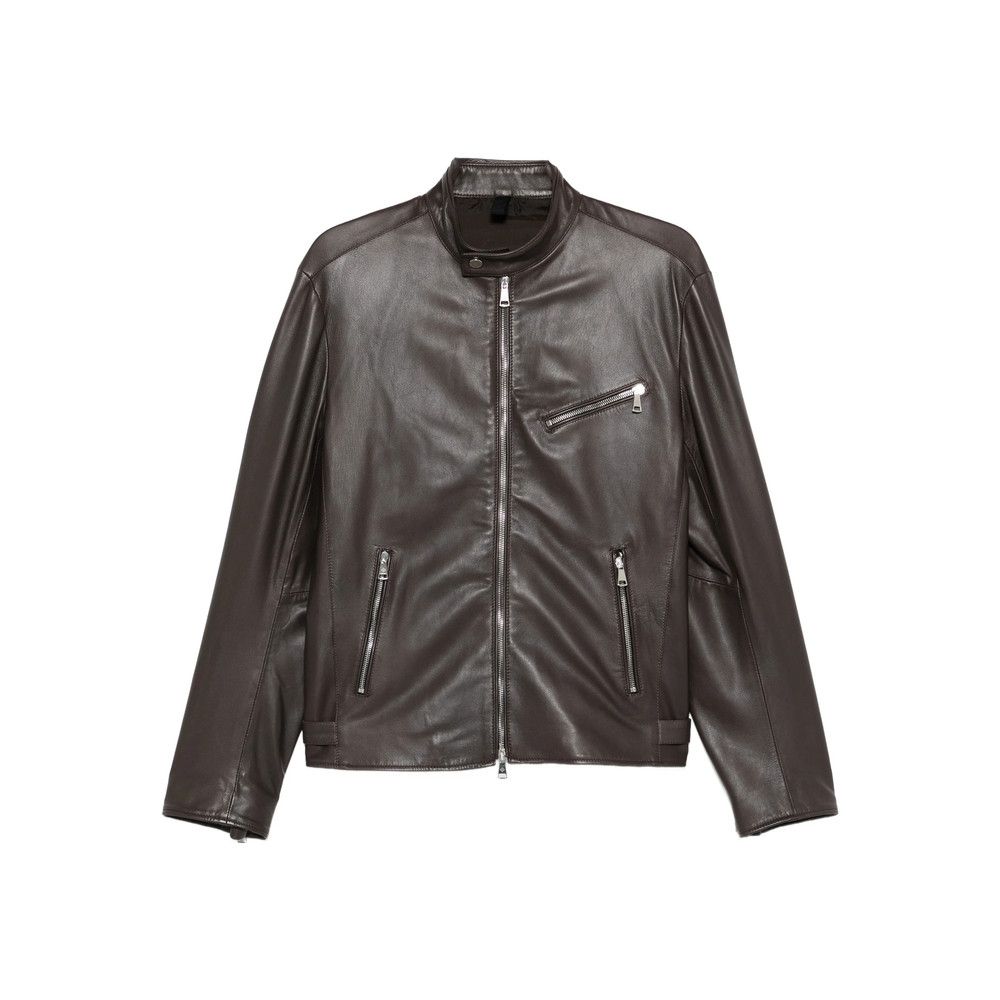 Tagliatore Tagliatore BROWN Jackets - Leather Jackets Size US M / EU 48-50 / 2 - 1 Thumbnail