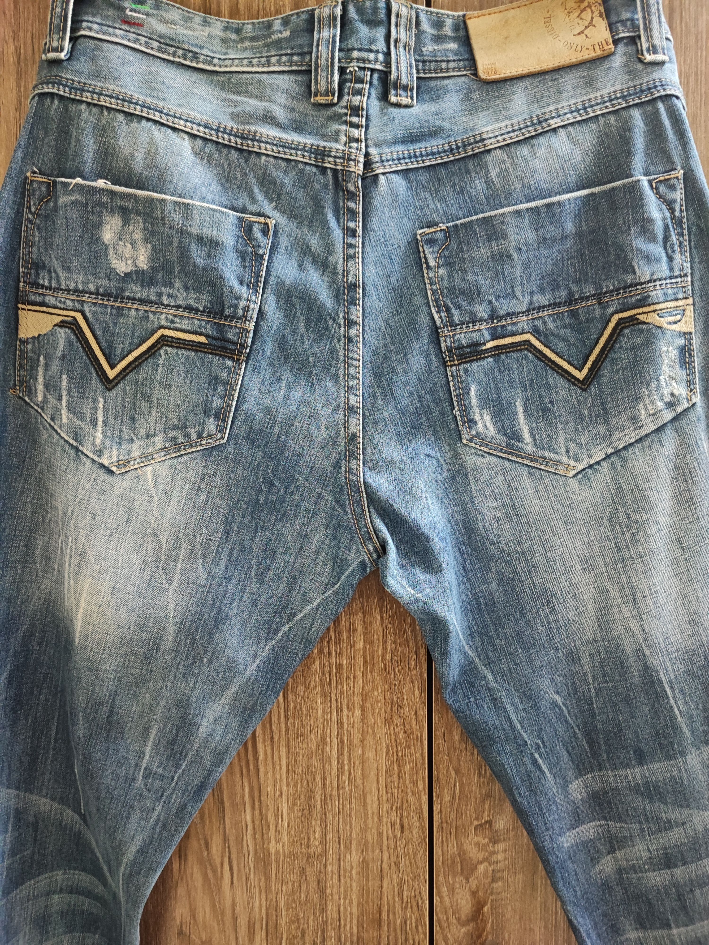 Diesel × Vintage Vintage Diesel Industry Lovely Distressed Grunge Punk Jeans Size US 34 / EU 50 - 4 Thumbnail