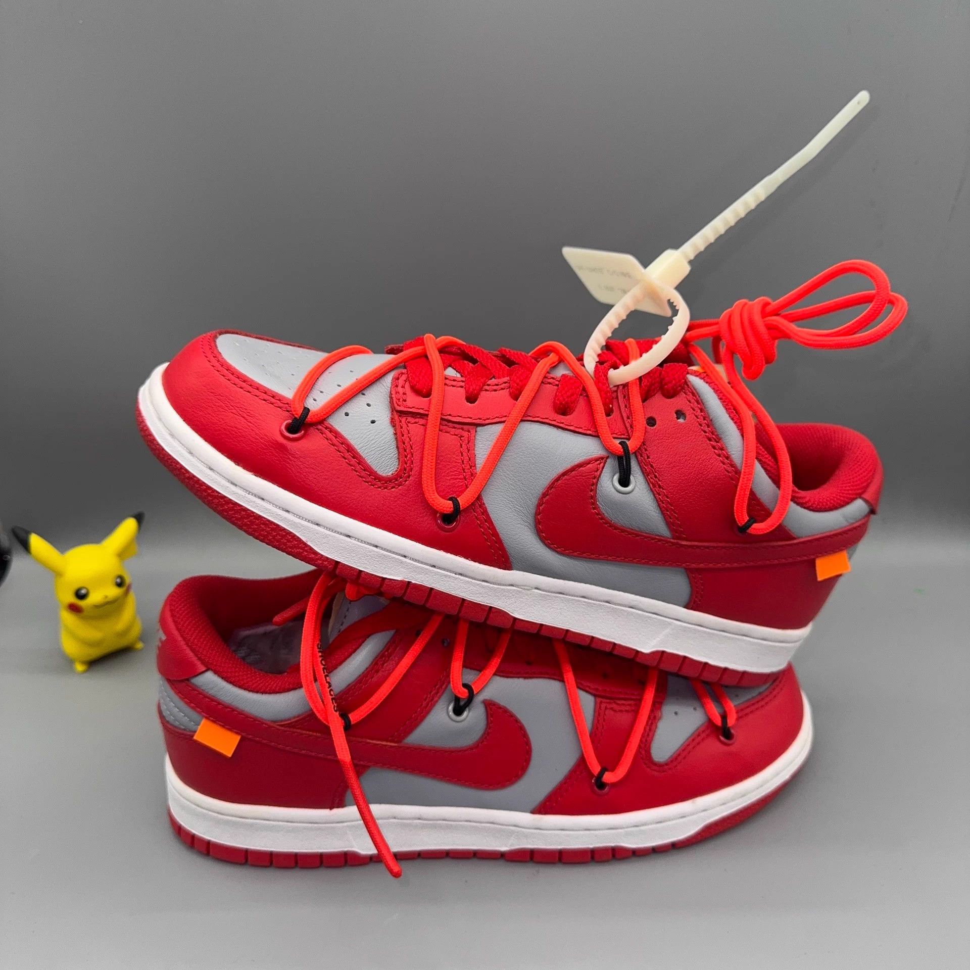 Nike Nike Dunk OW Collaboration Red 39 Size US 8 / IT 38 - 5 Thumbnail