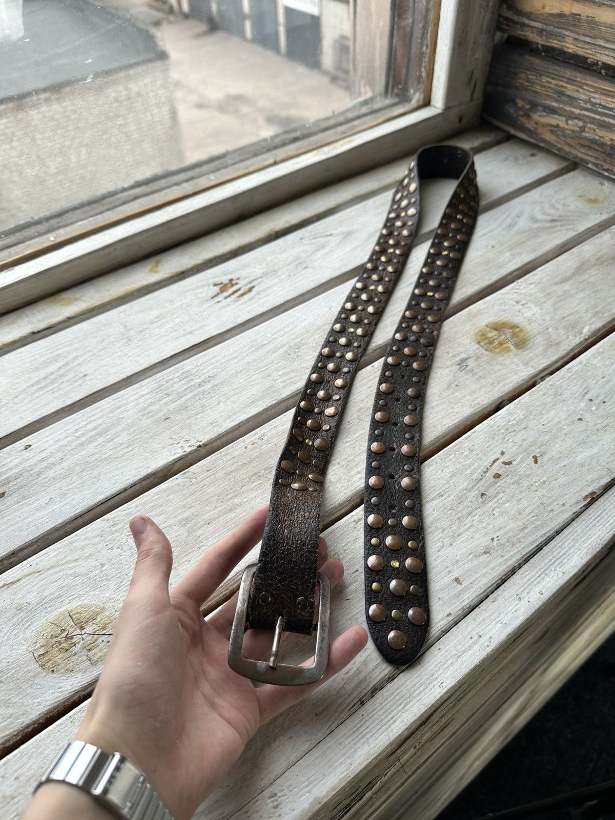 Other 🚨Vintage Crazy Metal Belt Drip Japanese Hype bb Simon Size ONE SIZE - 1 Thumbnail