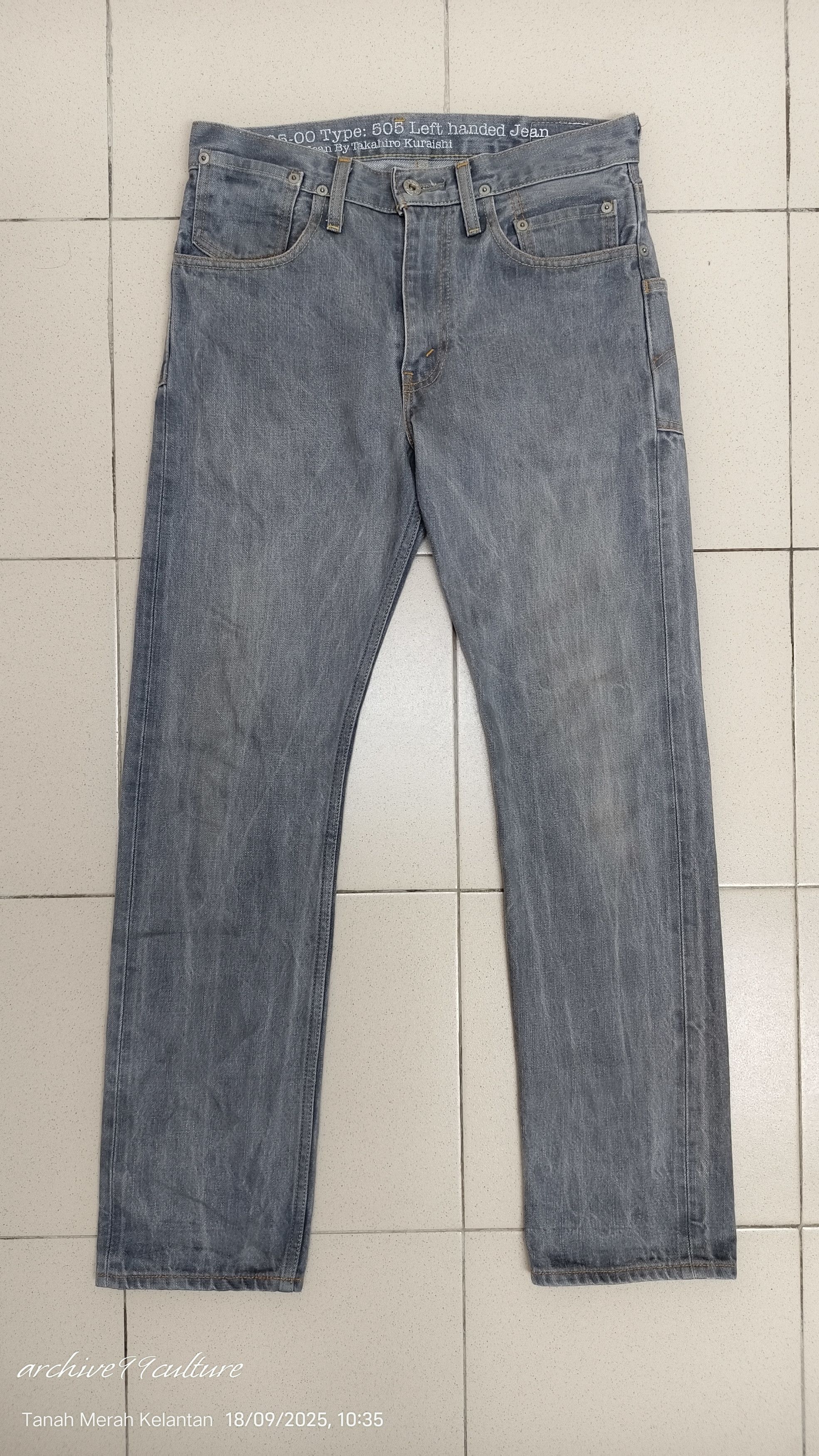 Takahiromiyashita The Soloist. Levi's® Lefty Jean L505 by Takahiro Kuraishi Size US 31 - 2 Thumbnail