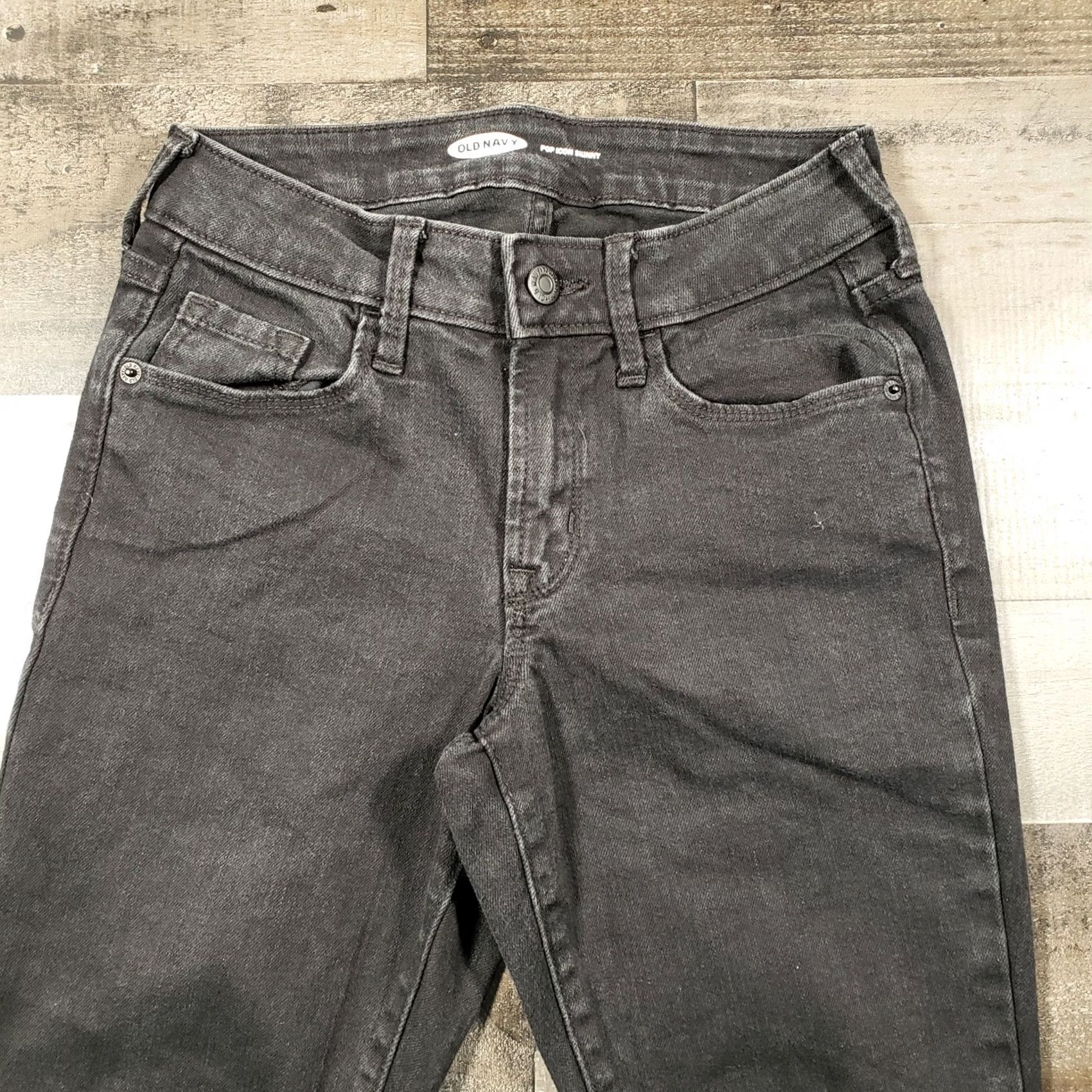 Old Navy Old Navy Jeans Womens 0 Low Rise Pop Icon Skinny Dark Wash Black Denim Pockets Size 25" / US 0 / IT 36 - 4 Thumbnail