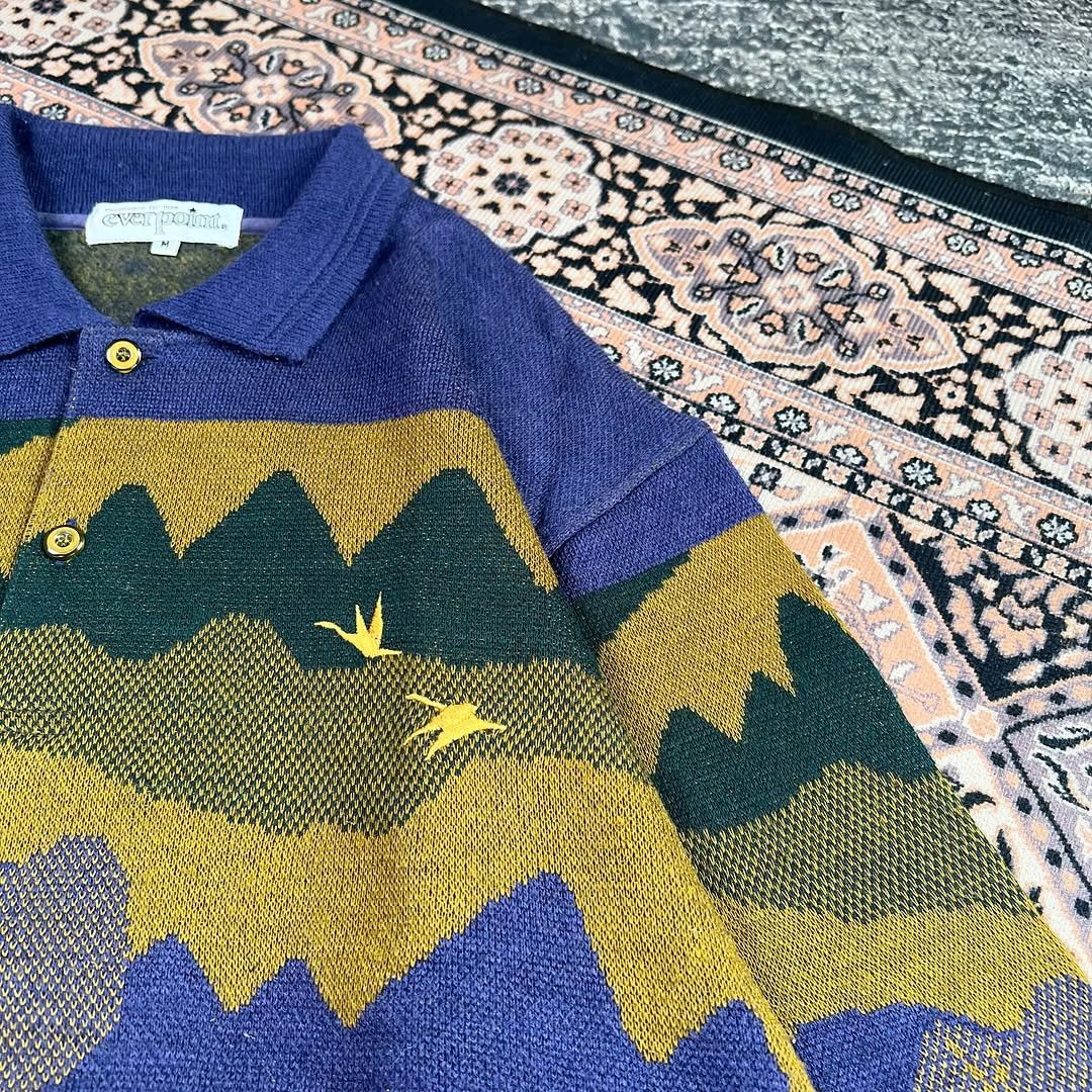 Vintage Vintage 90s Landscape Knit Size US M / EU 48-50 / 2 - 3 Thumbnail