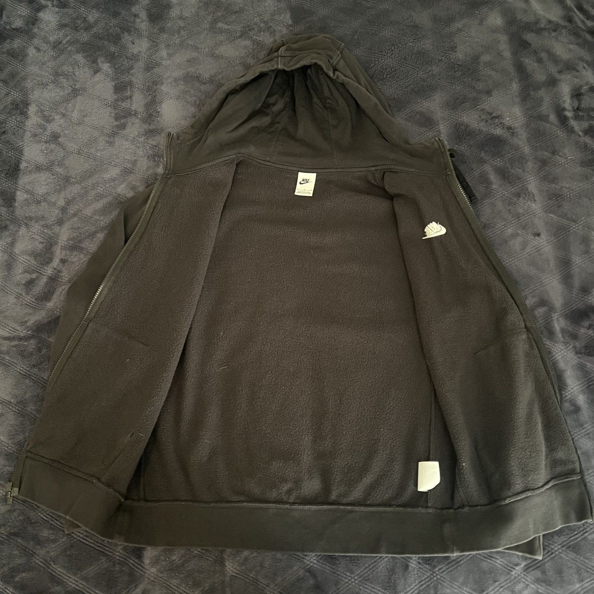 Nike Nike Black Zip-Up Hoodie Size M Size US M / EU 48-50 / 2 - 3 Thumbnail