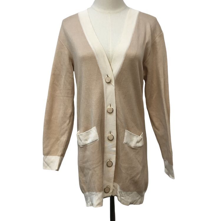 Dior Christian Dior Beige Knit Sweater Size L Size L / US 10 / IT 46 - 1 Thumbnail