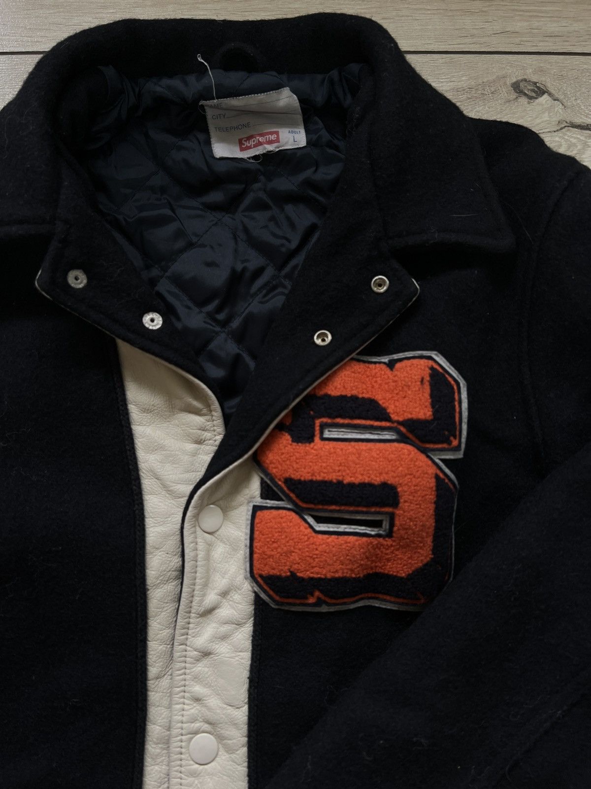 Supreme Supreme Captain Varsity Jacket | Grailed