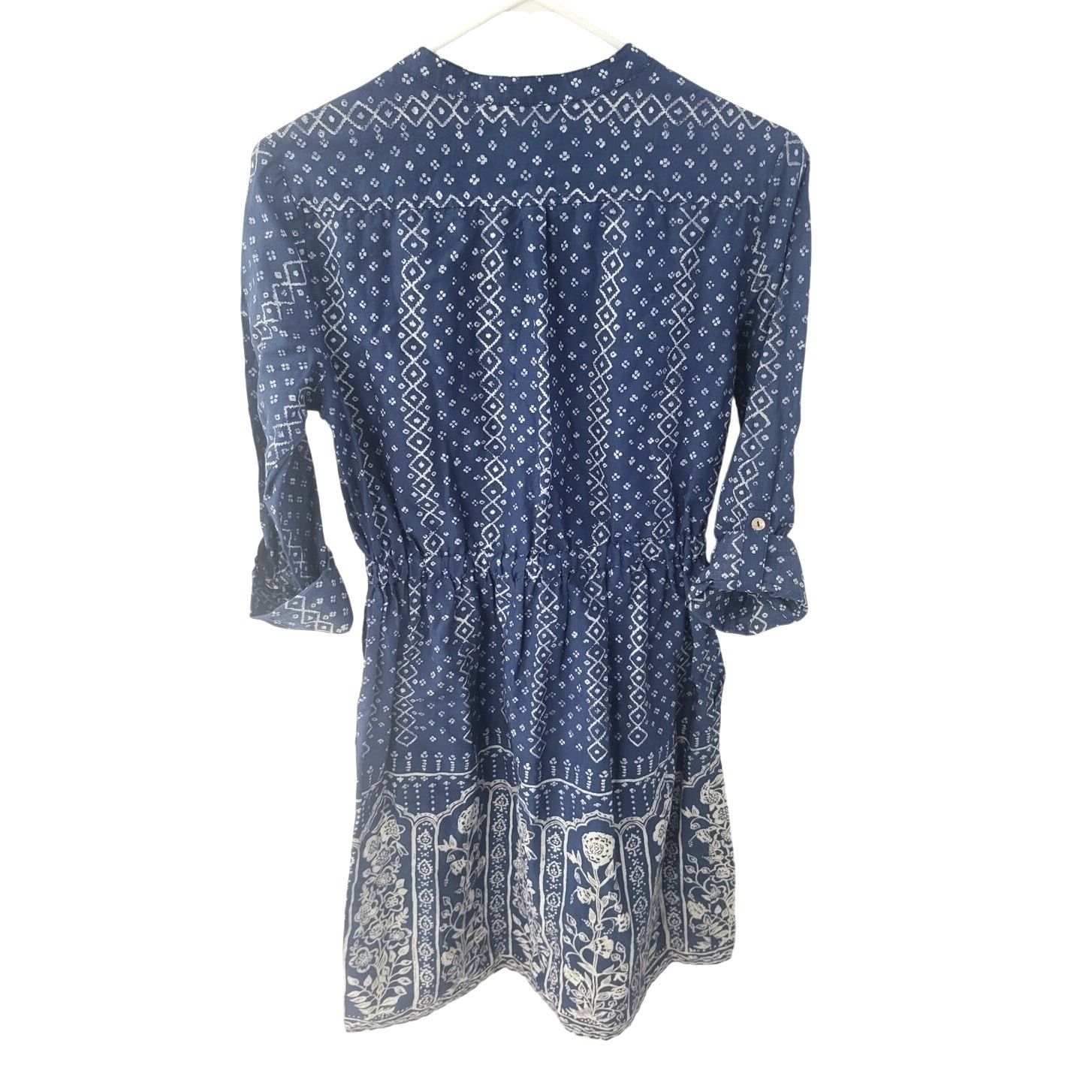 Anthropologie Anthropologie MEADOW RUE Anila Shirt Dress in Chambray -Sz 2 Size XS / US 0-2 / IT 36-38 - 2 Thumbnail