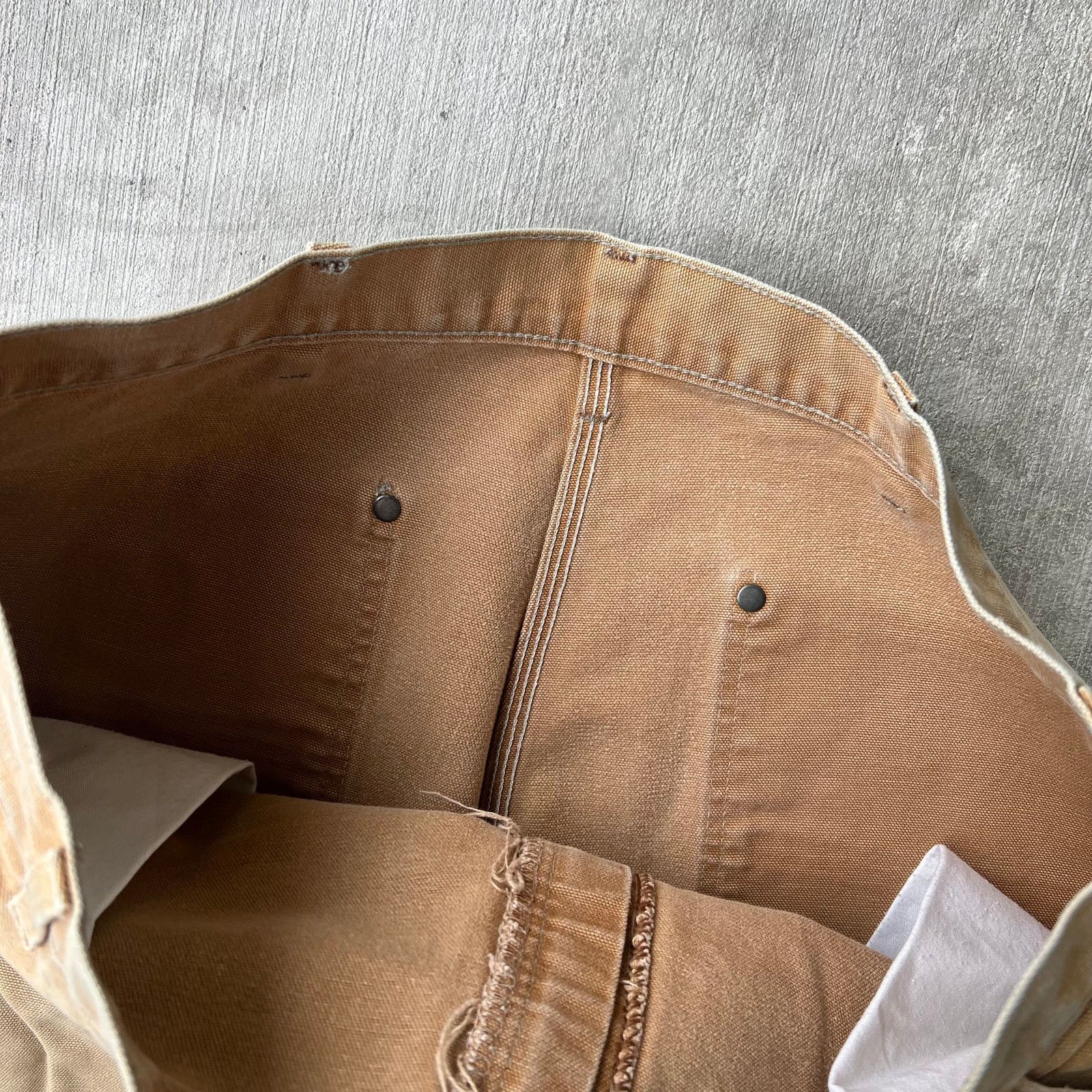 Carhartt × Vintage Carhartt brown double knee work wear carpenter pants Size US 36 / EU 52 - 7 Thumbnail