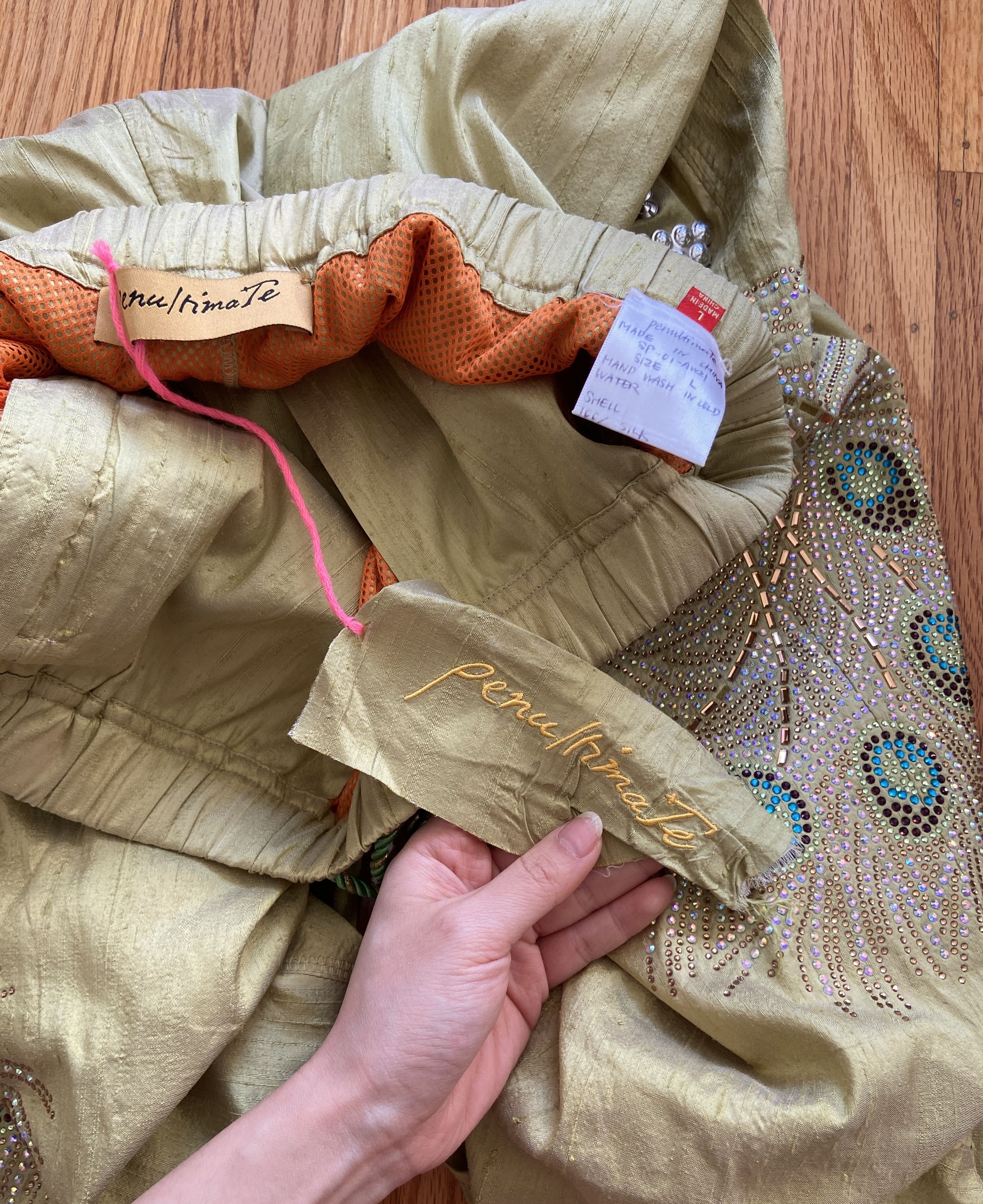 Penultimate AW21 Thai Silk Embellished Track Pants Size US 30 / EU 46 - 6 Thumbnail