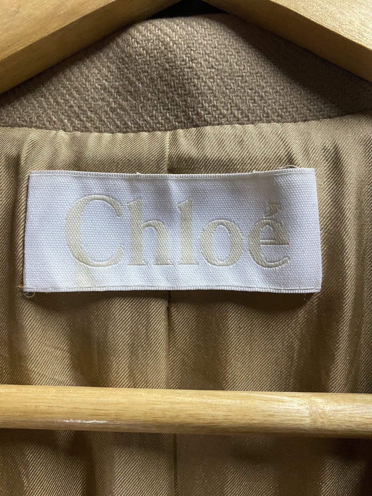 Chloe × Vintage Vintage Chloe Wool Trench Coats Size M / US 6-8 / IT 42-44 - 7 Thumbnail
