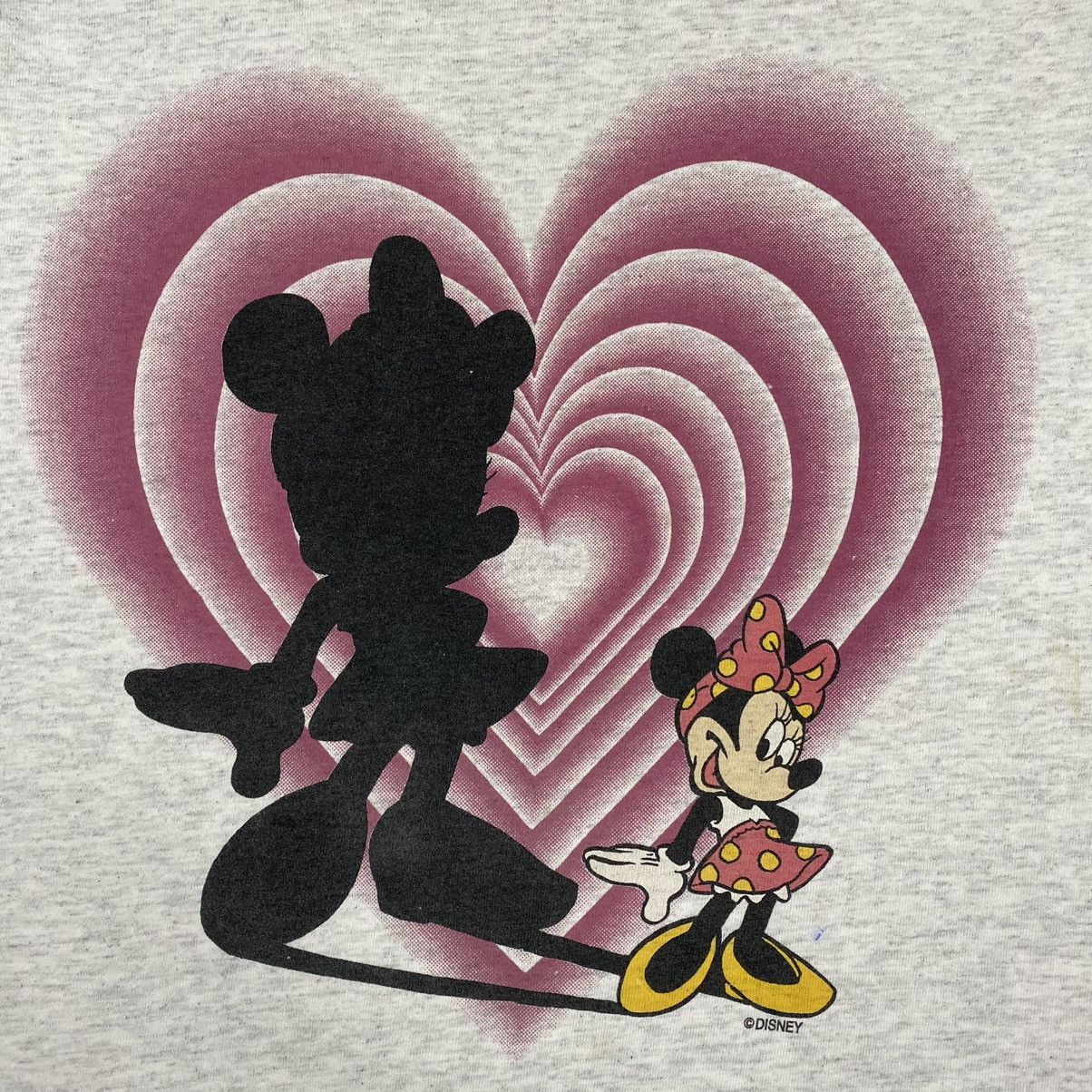 Disney × Vintage VINTAGE 90's MINNIE MOUSE LOVE BULLEYES STYLE CARTOON TEE Size US L / EU 52-54 / 3 - 3 Thumbnail