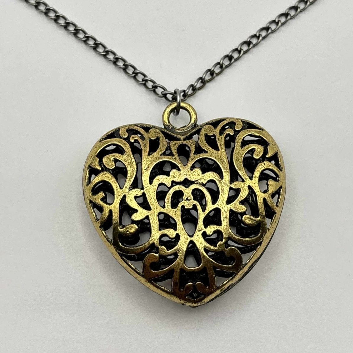 Other Gold & Silver Heart Necklace Size ONE SIZE - 4 Thumbnail