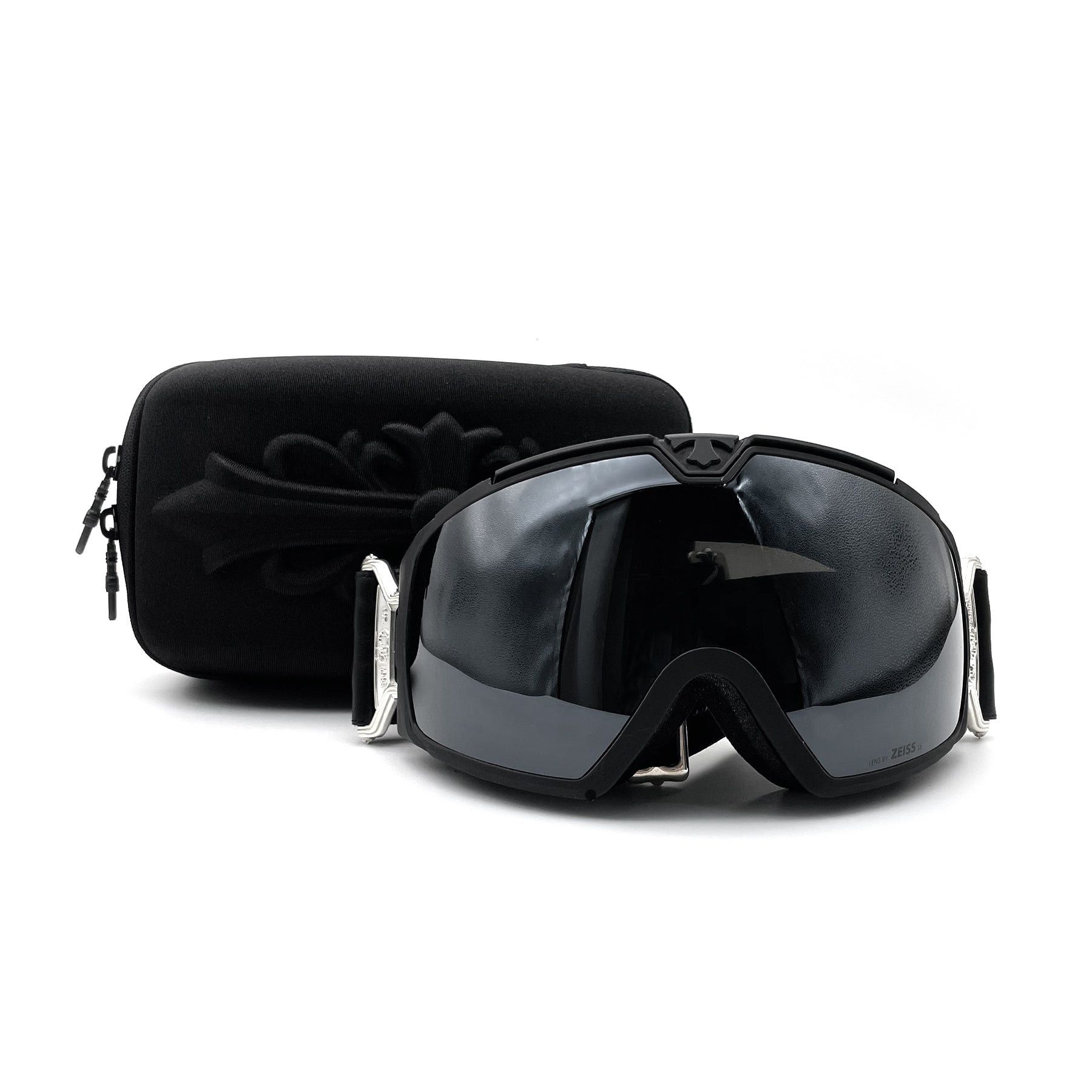 Chrome Hearts Chrome Hearts SILVER MORNING II Flame Patch Ski Goggles Size ONE SIZE - 1 Thumbnail