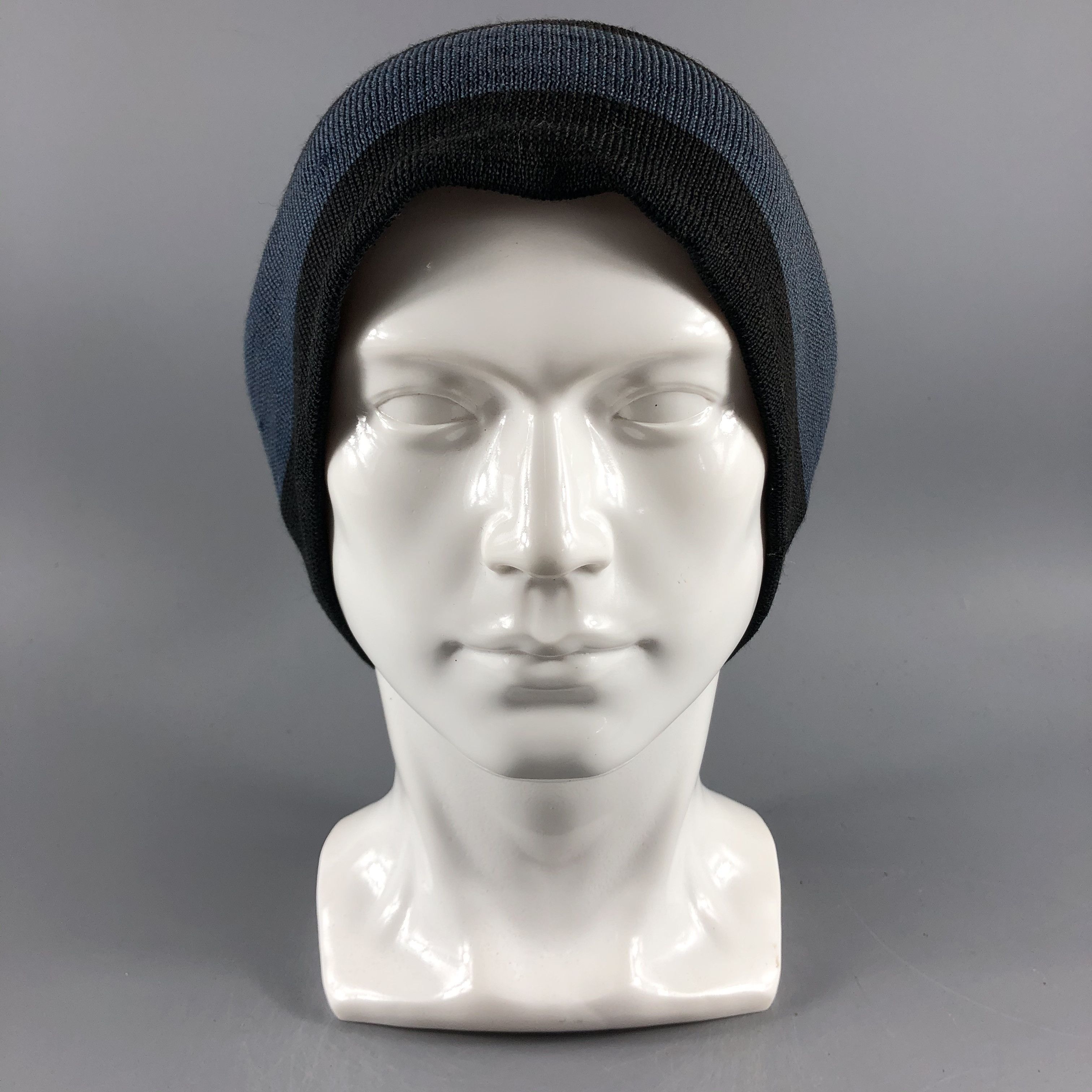 image of Uniqlo Hats Stripe Beanie Slouch Snow Hat Snow Cap B459, Men's