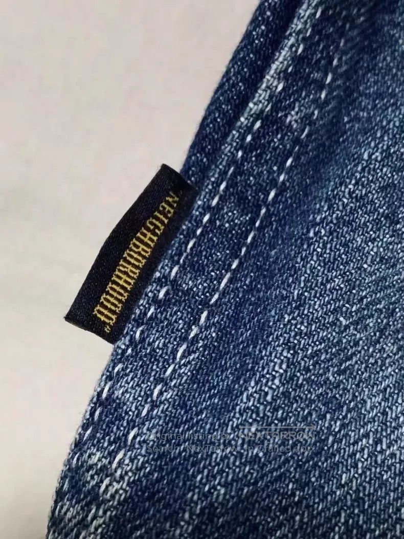 Neighborhood Neighborhood Limited Washed Distressed Denim Jacket Size US S / EU 44-46 / 1 - 6 Thumbnail