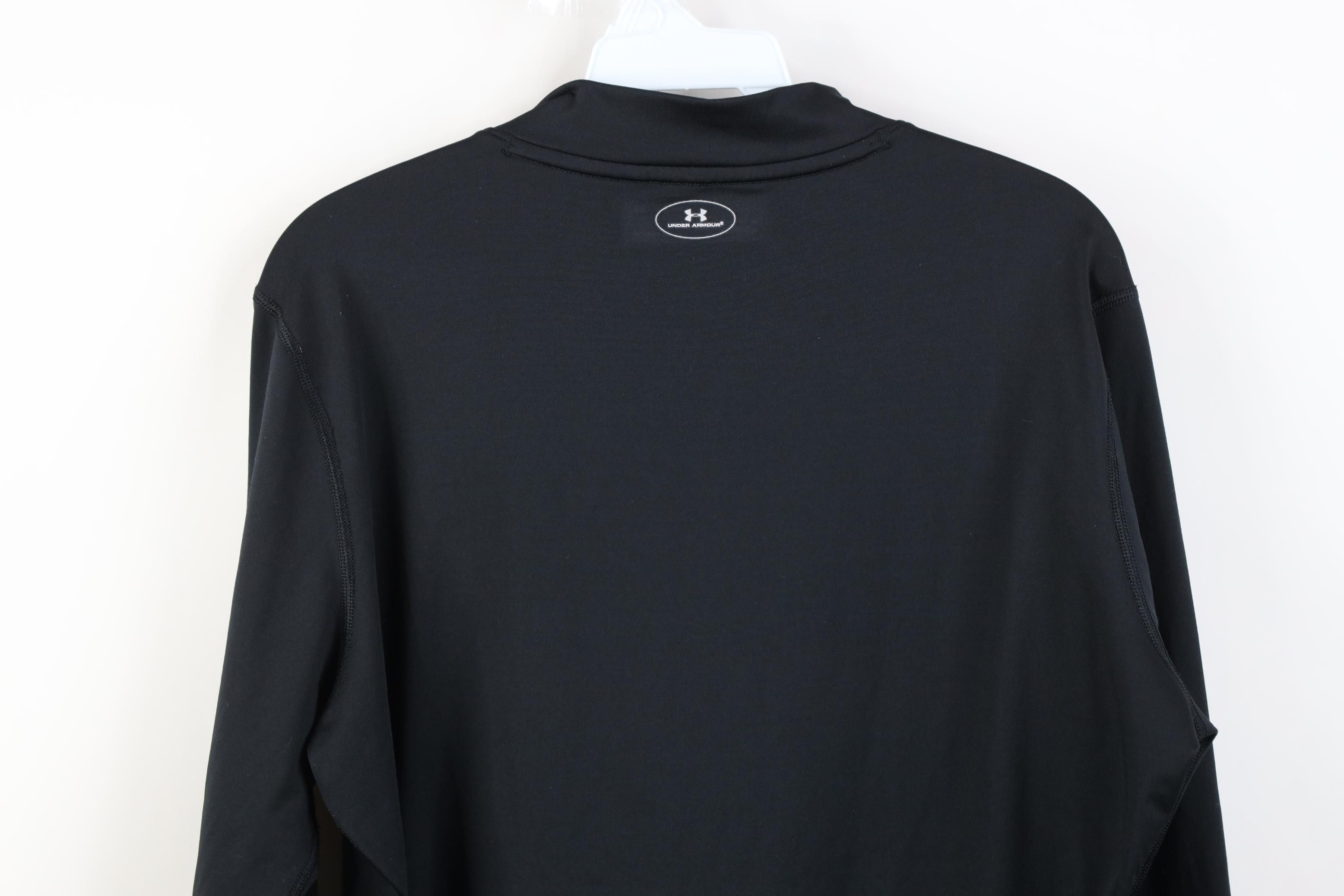 Under Armour Under Armour Compression Mock Neck Long Sleeve T-Shirt Black Size US XL / EU 56 / 4 - 12 Thumbnail