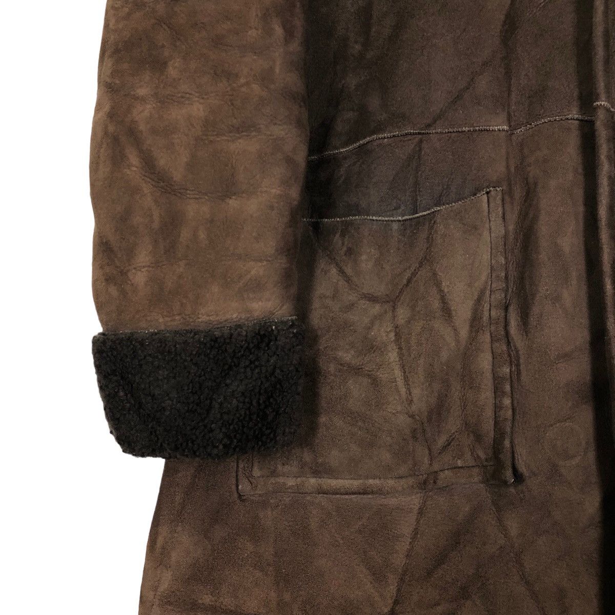 A.P.C. Vintage A.P.C. Hooded Sheepskins Shearling Leather Jacket Size S / US 4 / IT 40 - 5 Thumbnail