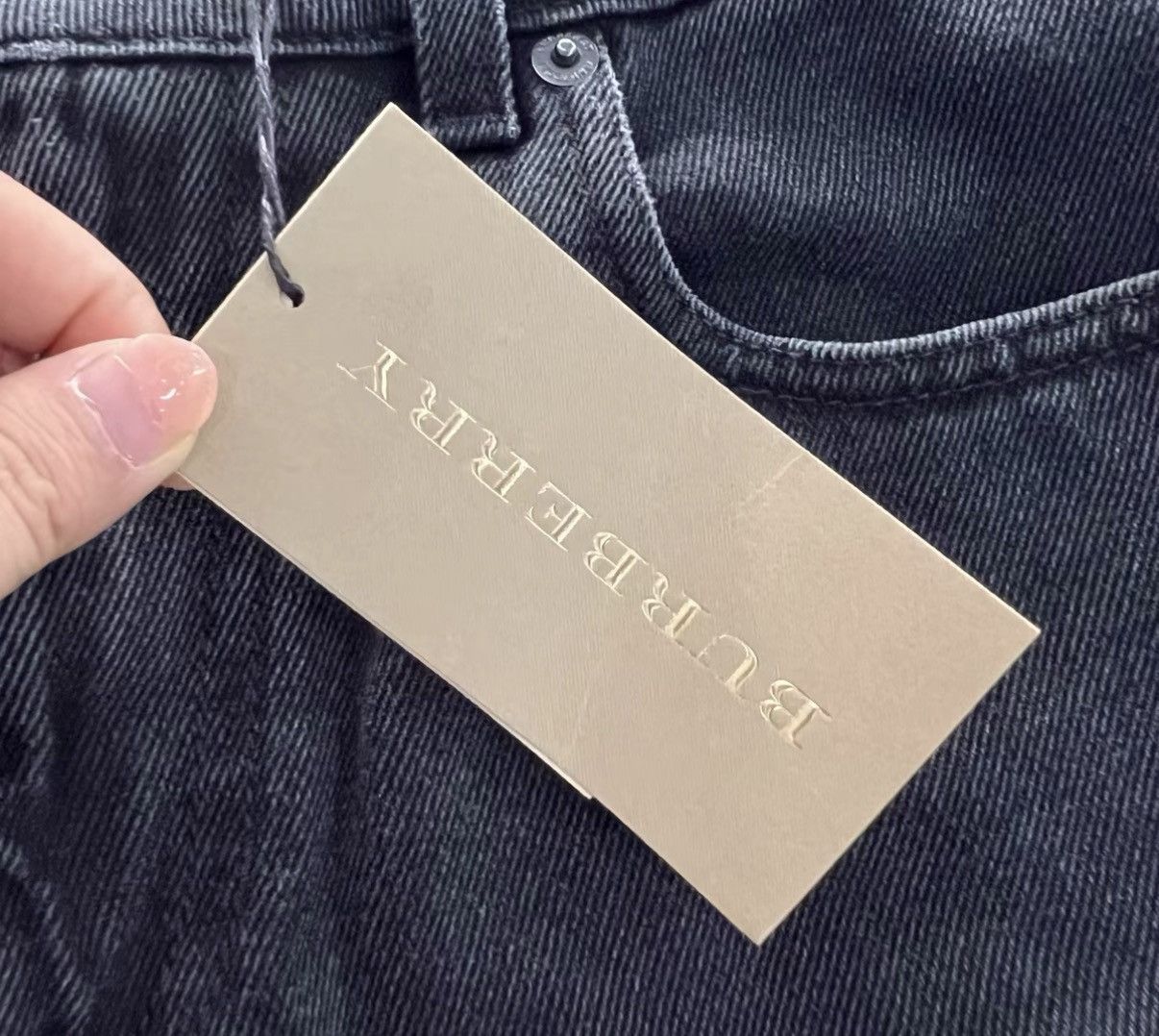 Burberry Burberry Black Straight-leg Jeans J41 Size 25" / US 0 / IT 36 - 3 Thumbnail