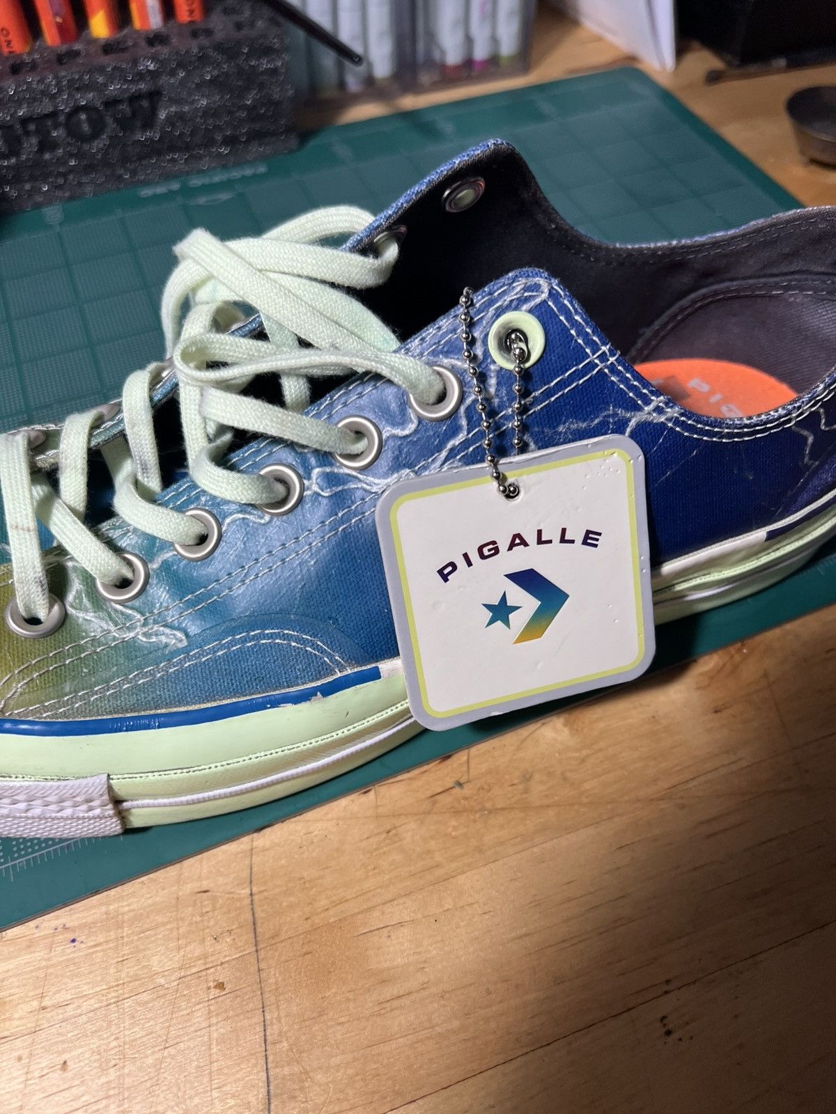 Converse × Pigalle Pigalle x Converse chuck 70 low “Lightning storm” Size US 9.5 / EU 42-43 - 3 Thumbnail