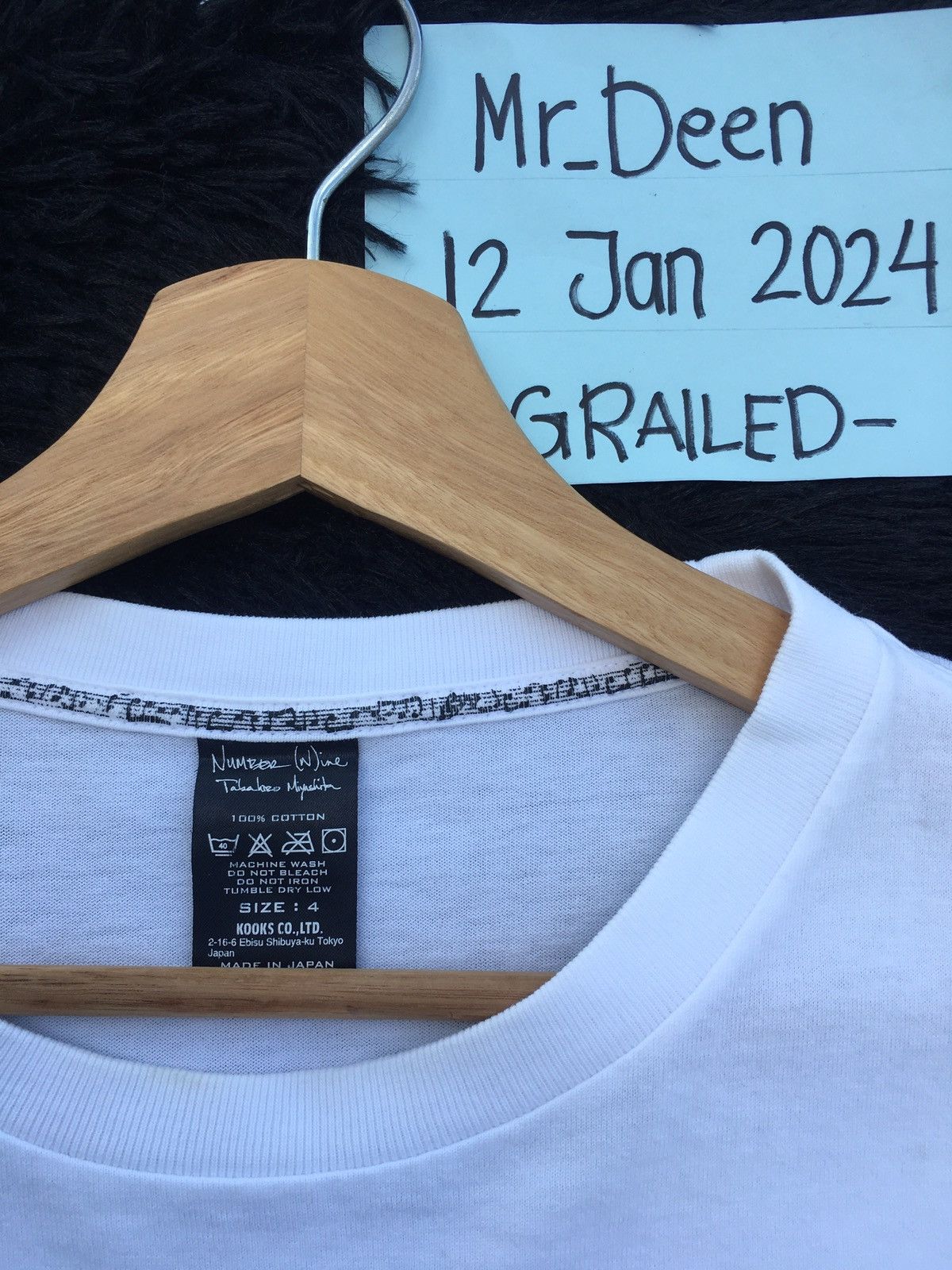 Number (N)ine Rare Number Nine Allen Ginsberg Poetics and Photo Tee Size US L / EU 52-54 / 3 - 12 Thumbnail