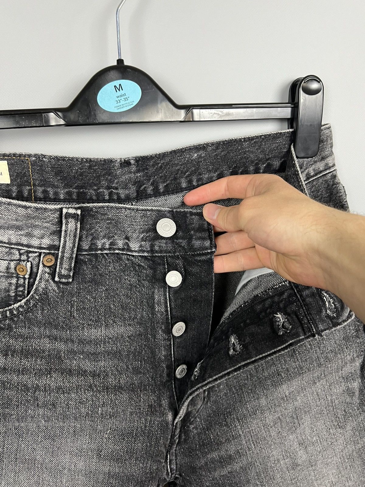 Levi's Levis premium 501 Big E 93' Cropped Denim Jeans Shorts Size US 30 / EU 46 - 7 Thumbnail