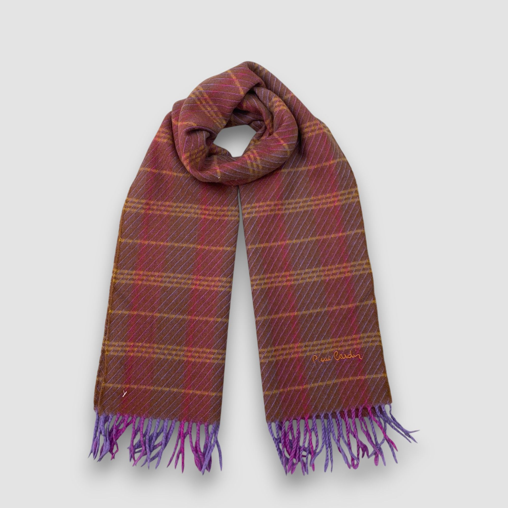 Paul Smith Vintage Paul Smith Scarf Muffler Wool Plaid Winter Scarves Size ONE SIZE - 1 Thumbnail