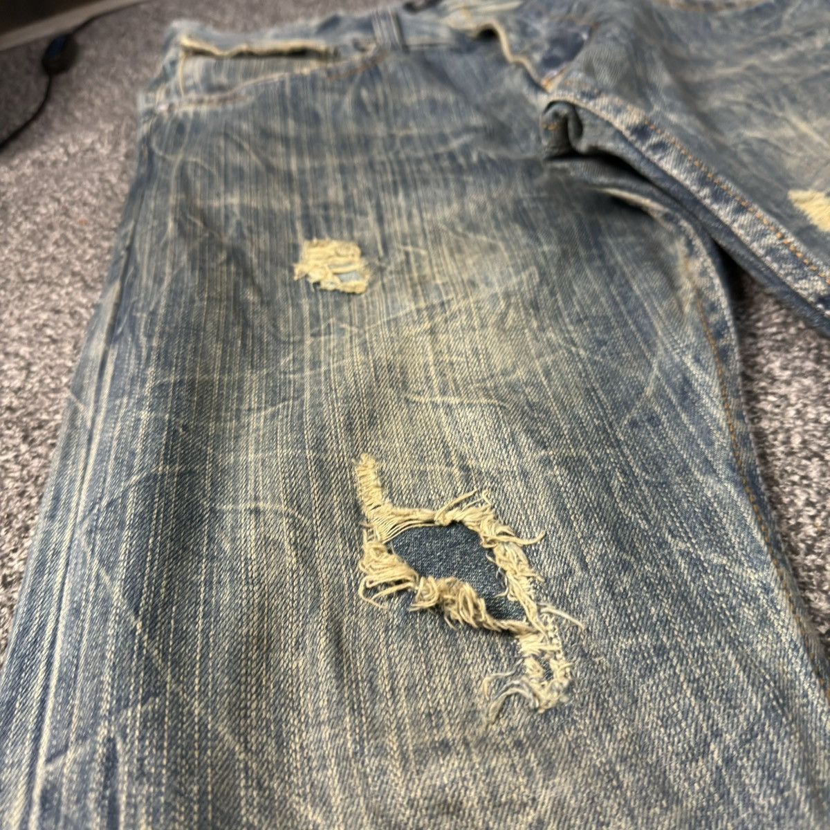 14th Addiction 🔥🇯🇵 Japanese Distressed Root Lot5 Clawmark Denim W30 y2k Size US 32 / EU 48 - 7 Thumbnail