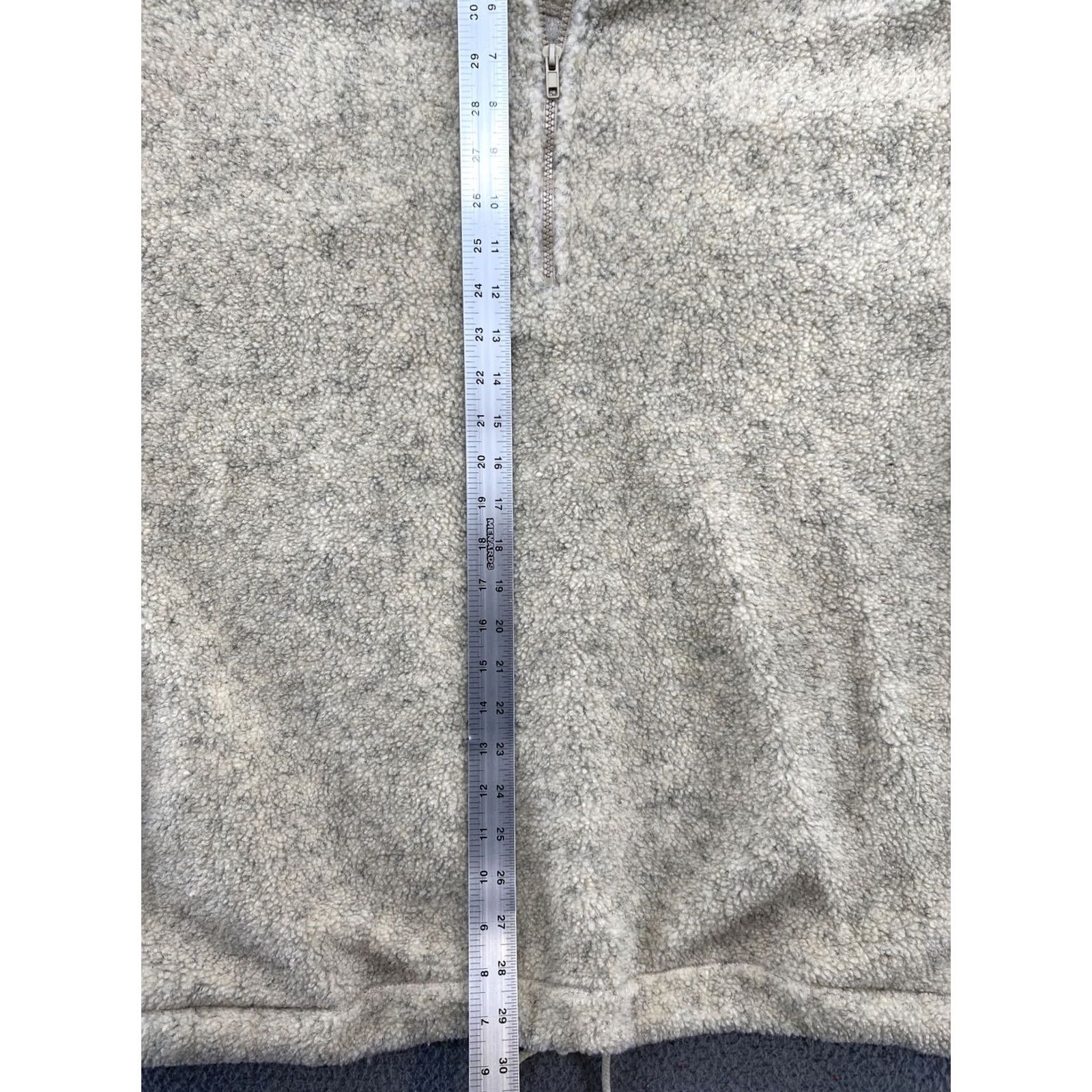 Cherokee Cherokee Sherpa 1/4 Zip Long Sleeve Jacket Pockets Polyester & Acrylic Size L Ivory Mens Vintage Size US L / EU 52-54 / 3 - 7 Thumbnail